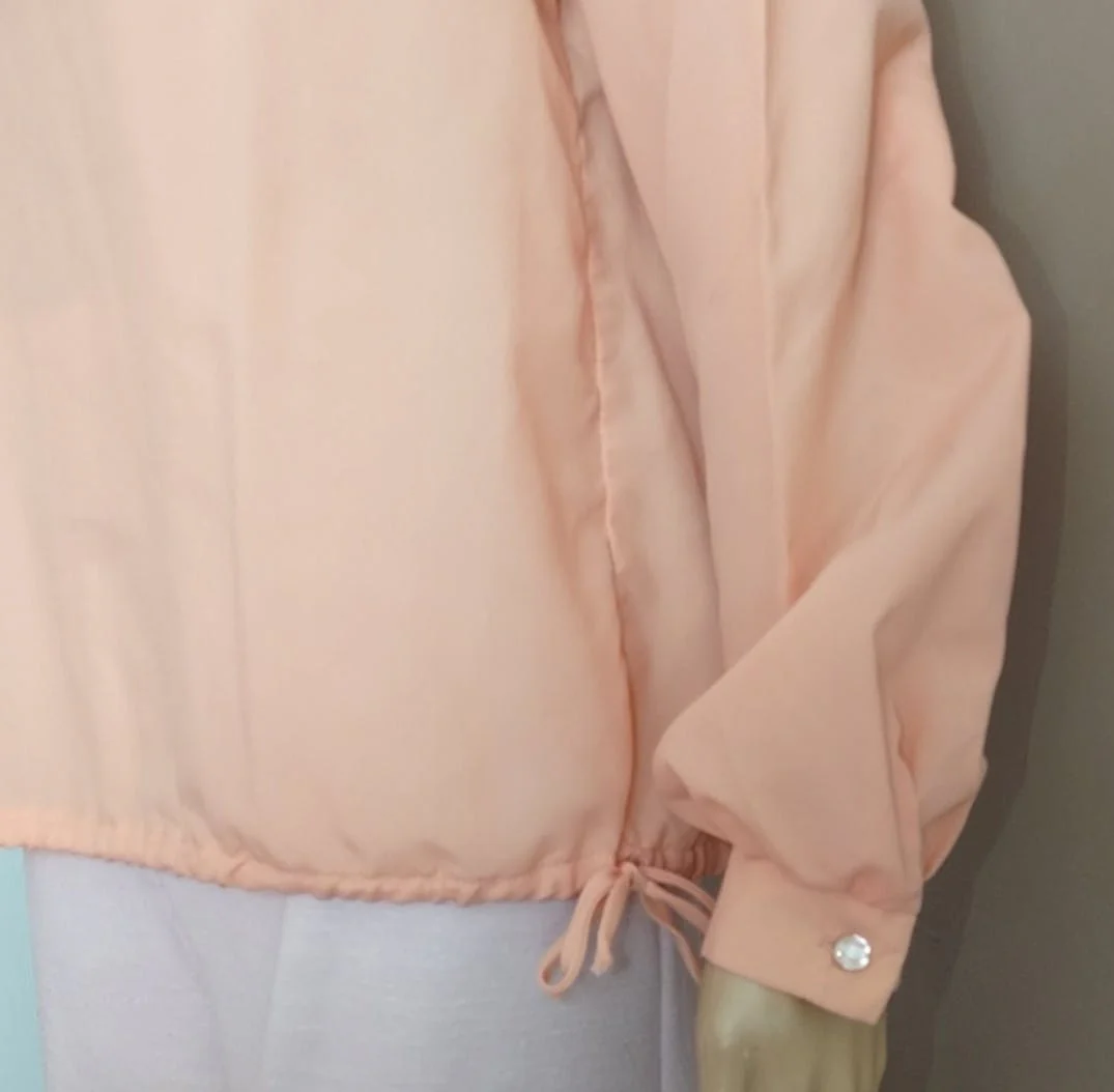 70's Pastel Orange Top by Lee Mar Pageant - Image 3