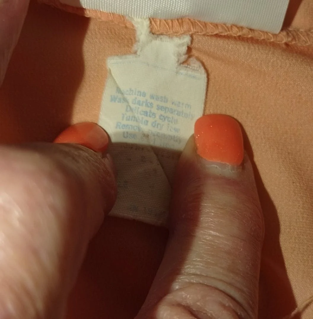 70's Pastel Orange Top by Lee Mar Pageant - Image 6