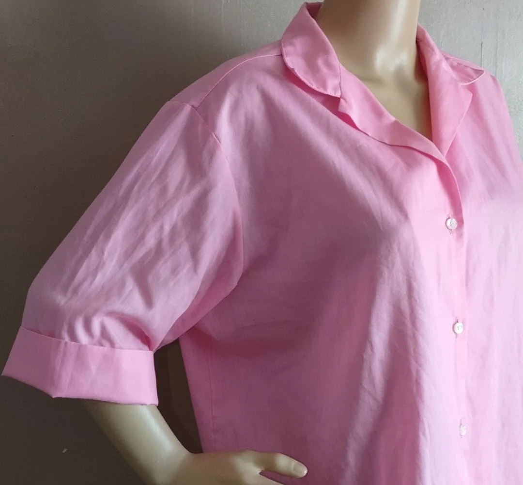 70's Pink Perma Press Top by Sears Perma Press - Image 3
