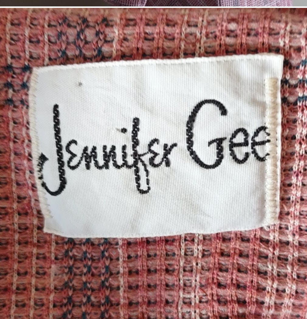 70's Pink and Purple Plaid Blazer by Jennifer Gee - Image 3