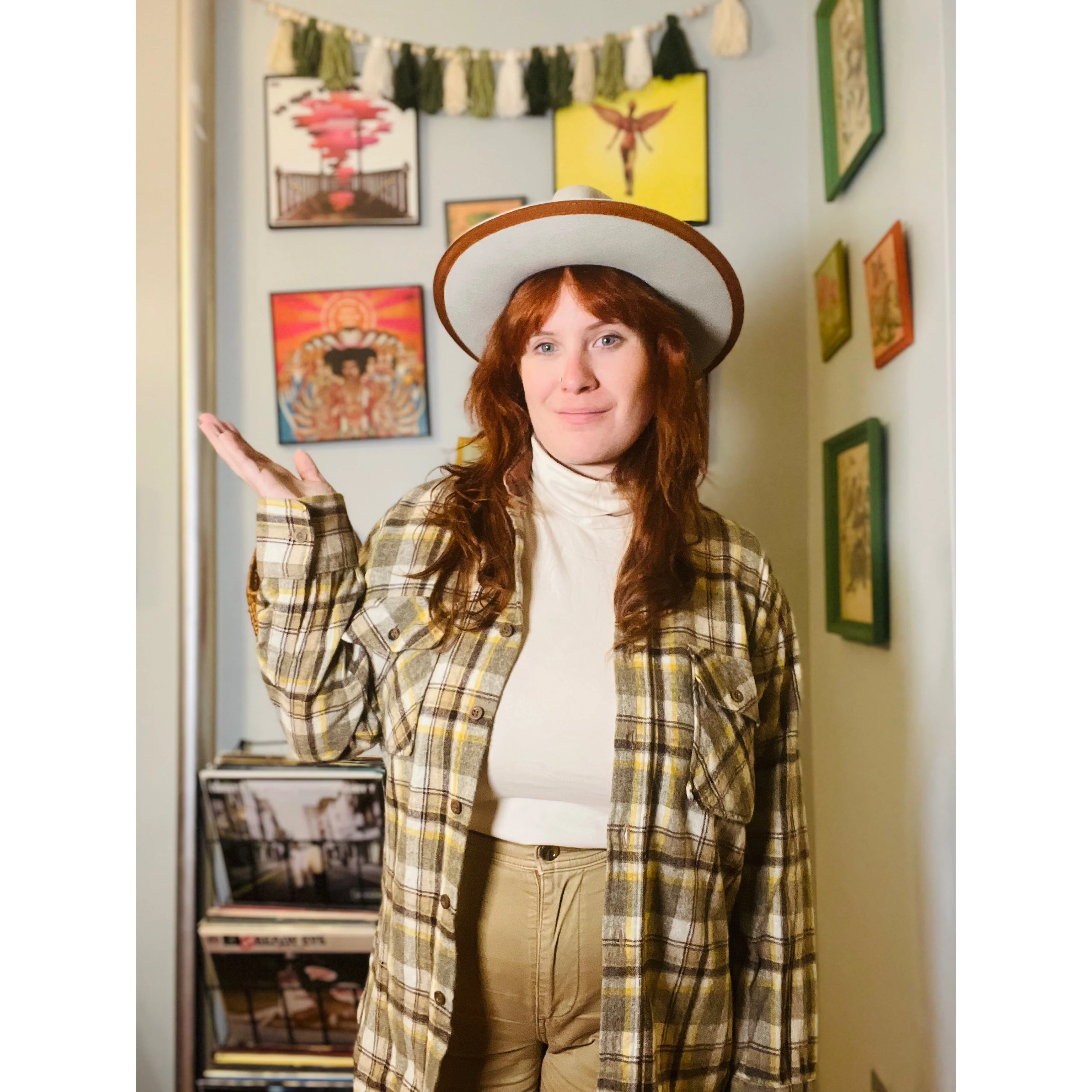 70s Plaid Flannel Blouse/shacket By Jc Penney The Men's Shop - Image 5