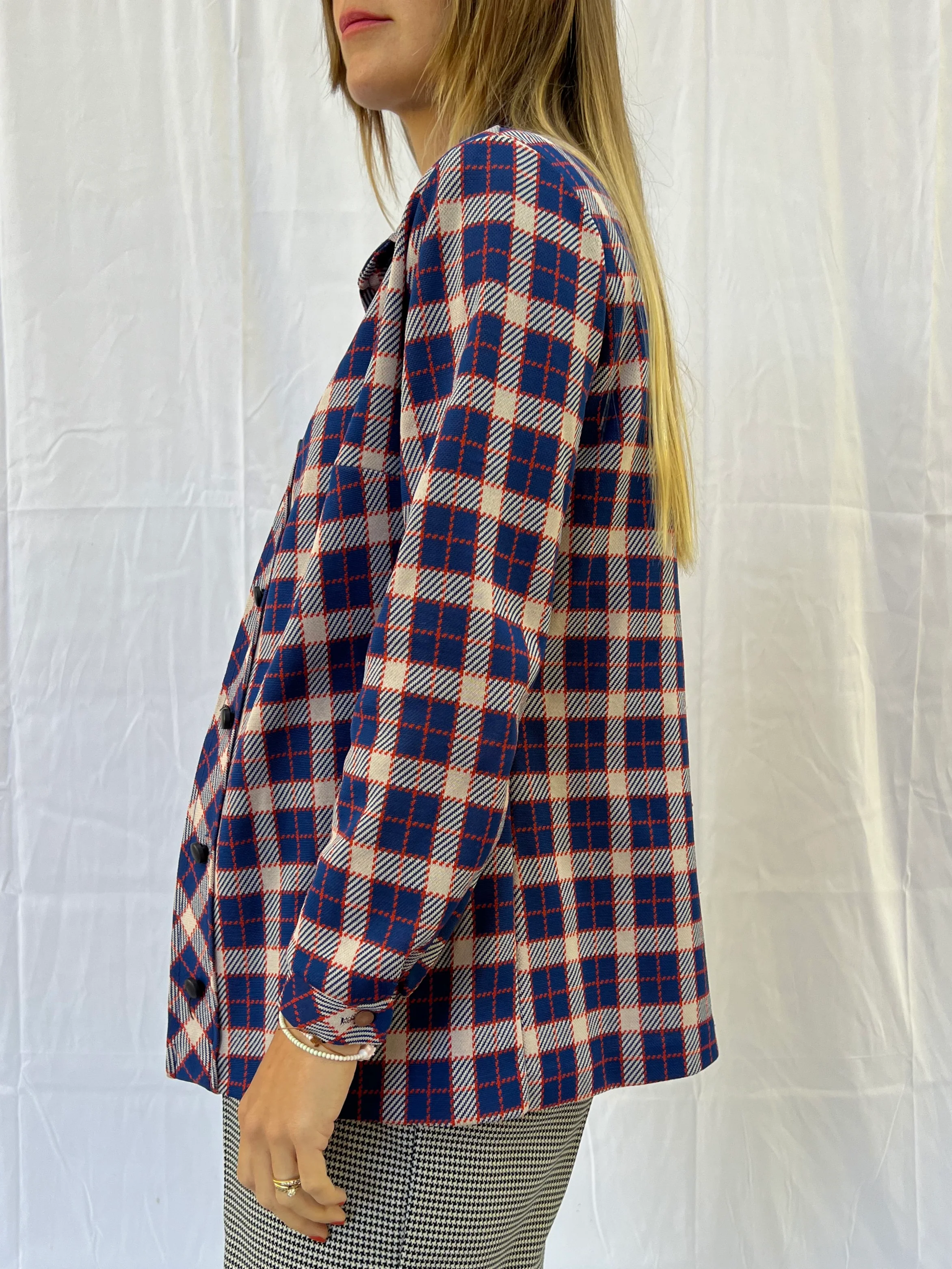 70s Plaid Shirt Jacket - Image 3