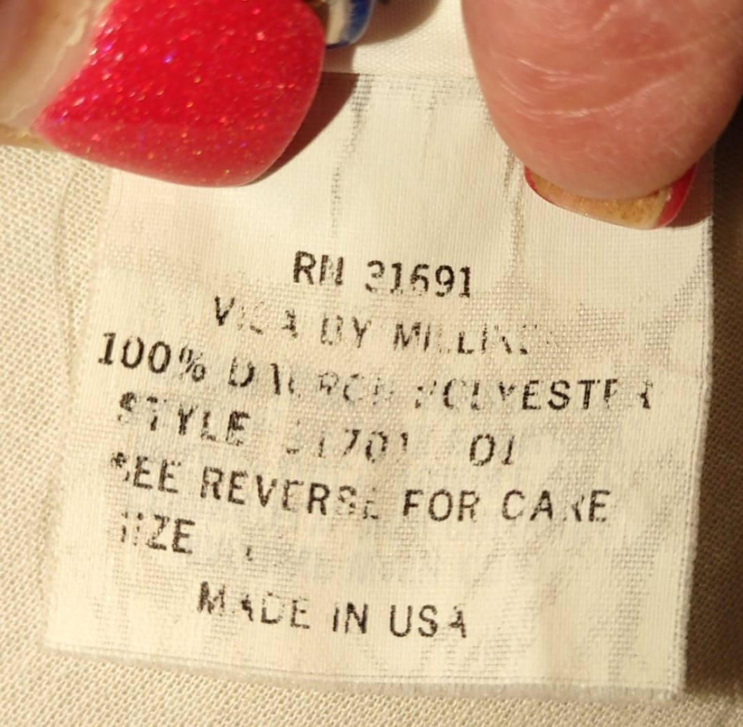 70's Polyester Top and Pant Set by Lee Mar, Donnkenny - Image 10
