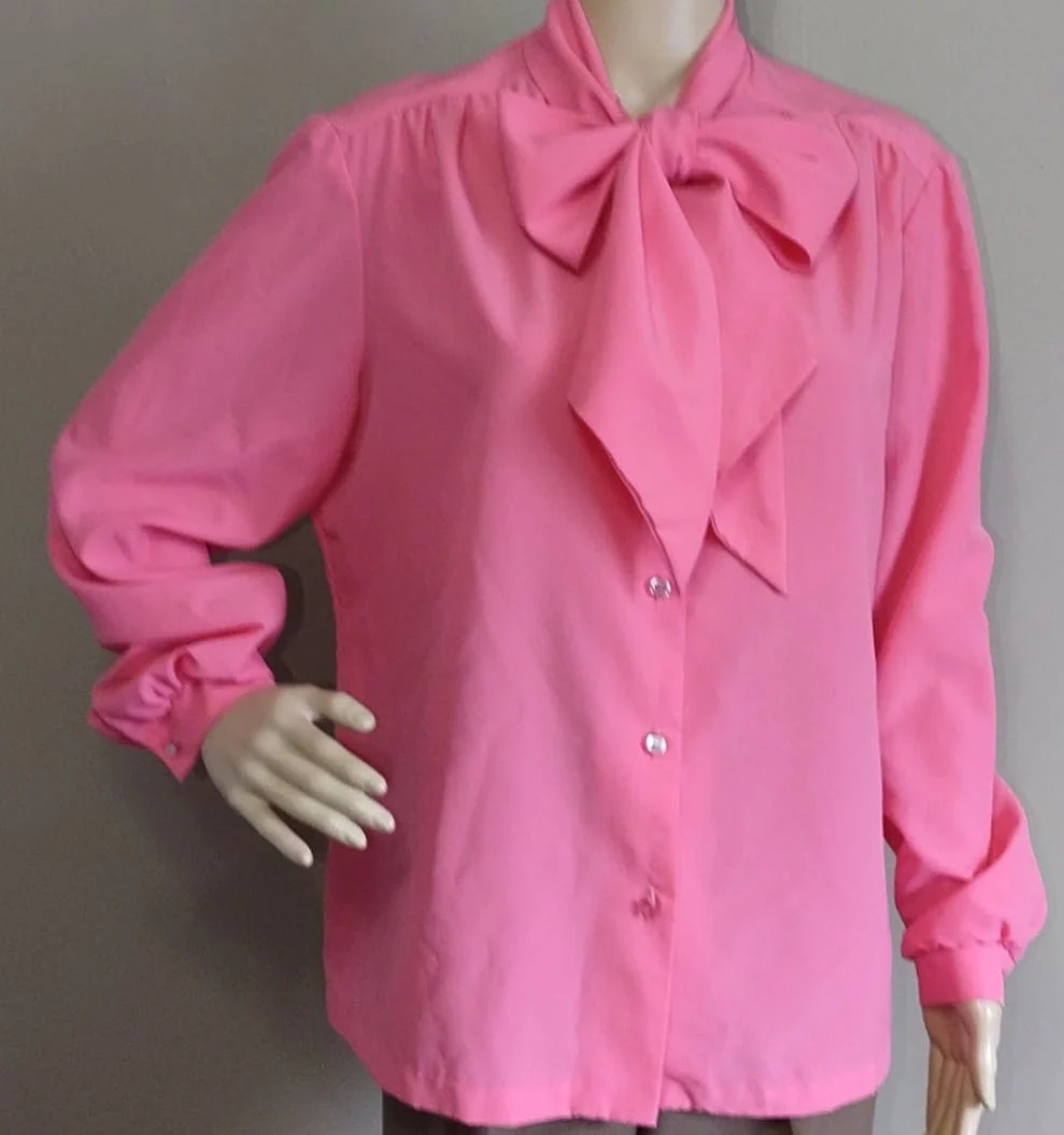 70's Polyester Top and Pant Set by Lee Mar, Donnkenny - Image 3