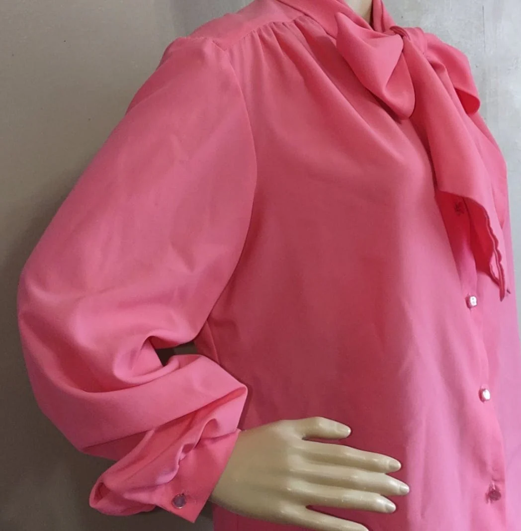 70's Polyester Top and Pant Set by Lee Mar, Donnkenny - Image 4