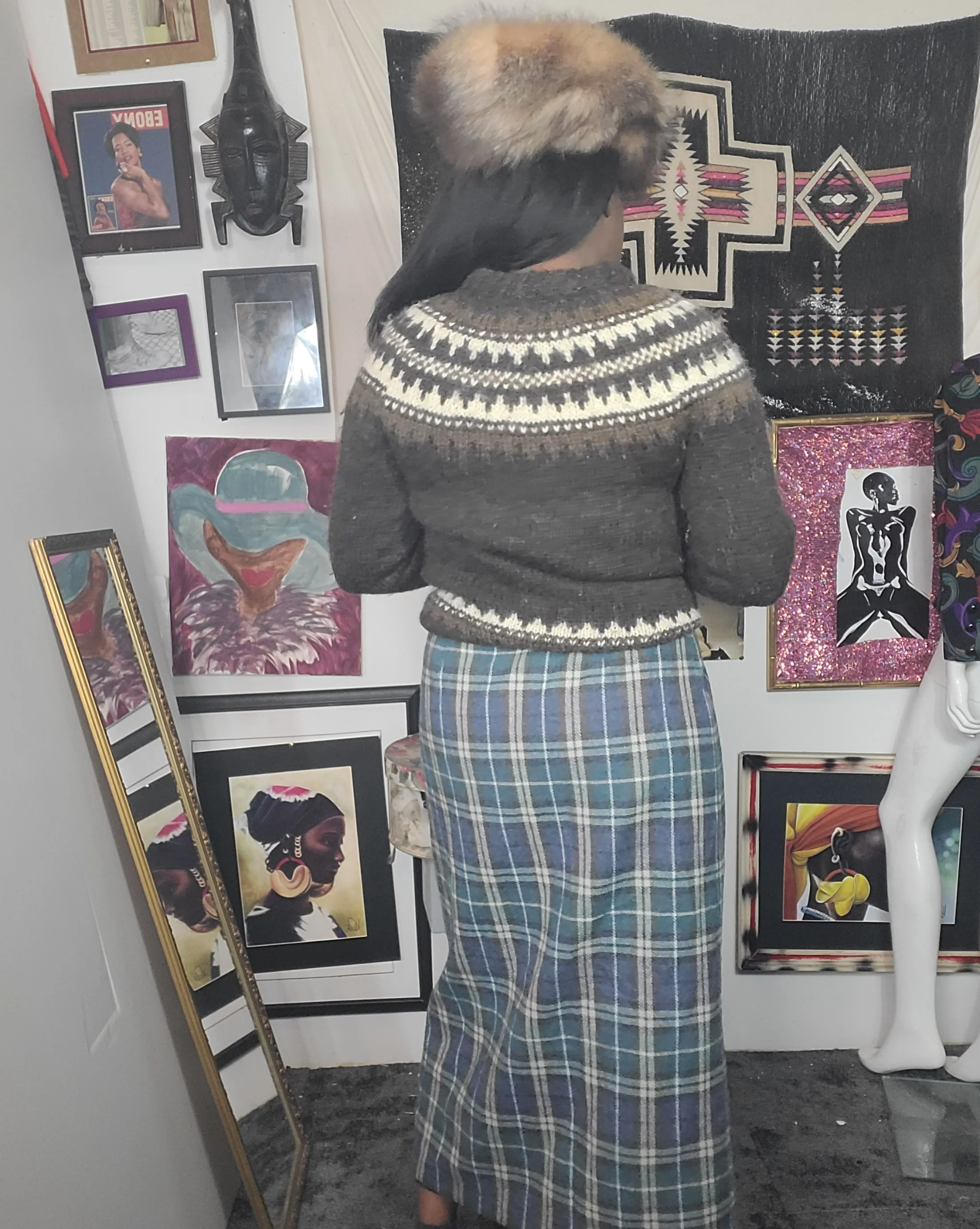 70s Pure Wool Fair Ilse Sweater Brown By Gaeltarra - Image 7
