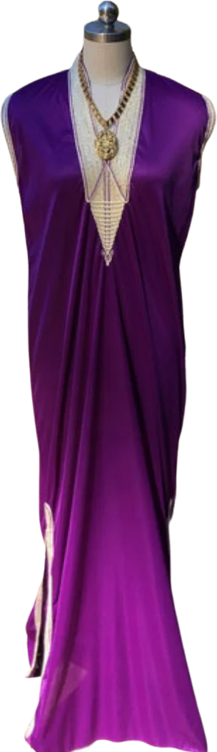 70s Purple Nightgown Dress