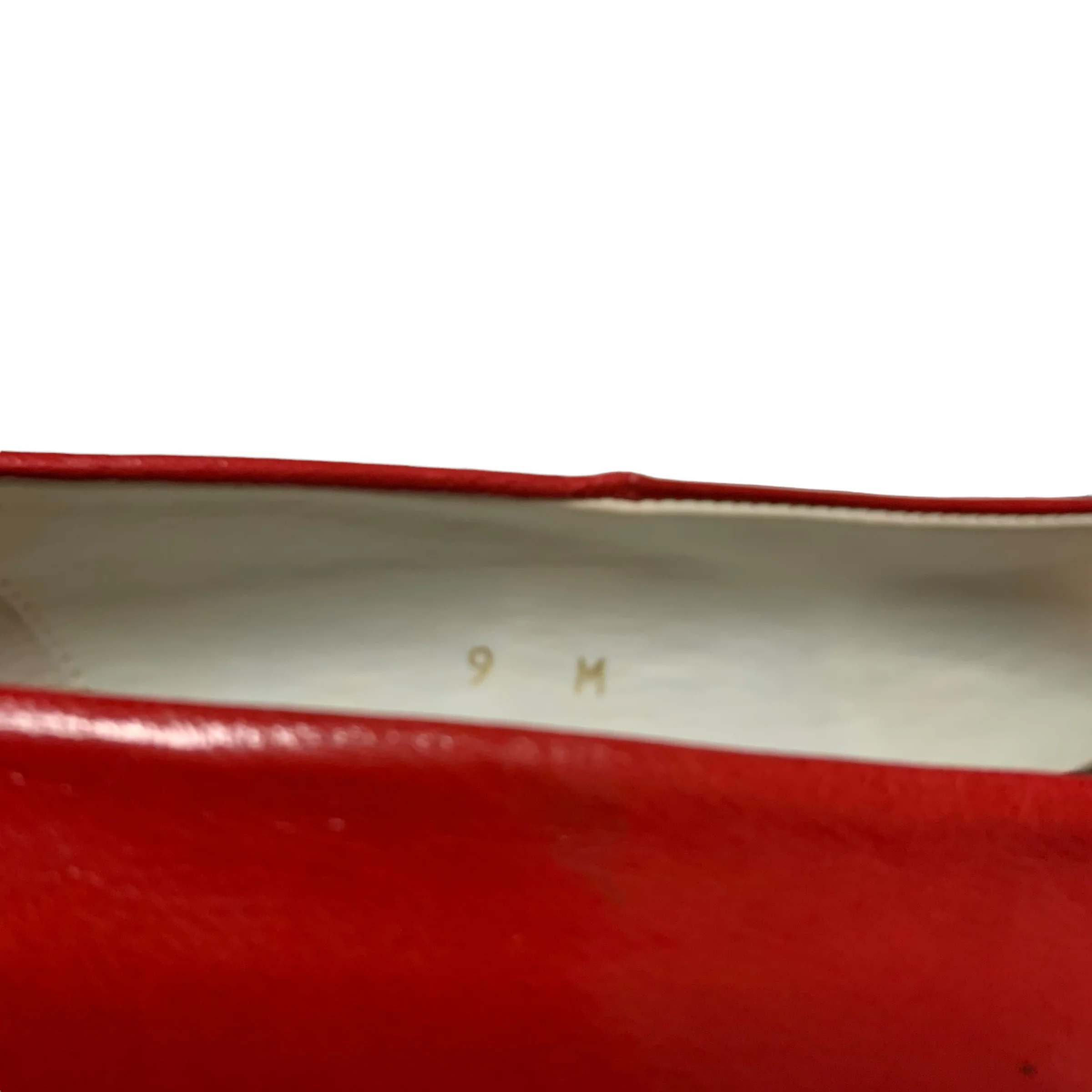 70s Red Low Heel Pumps By Liz Clairborne Made In Spain - Image 9