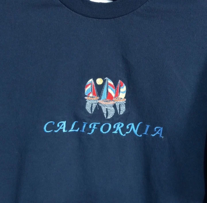 70s Sail Coast Of California Unisex Cotton Tee By Alstyle Apparel & Activewear - Image 3