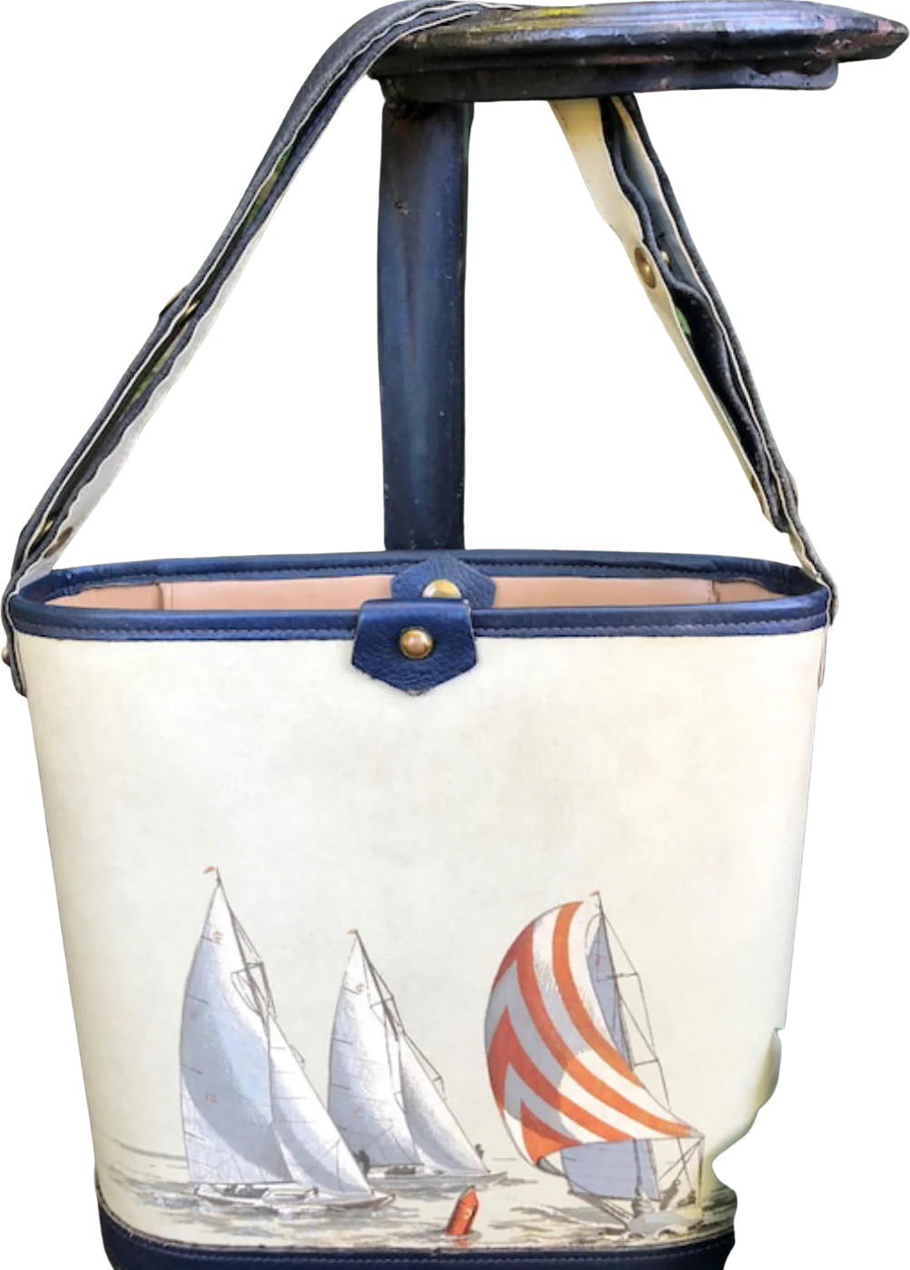 70s Sailboat Handbag Tote Bag