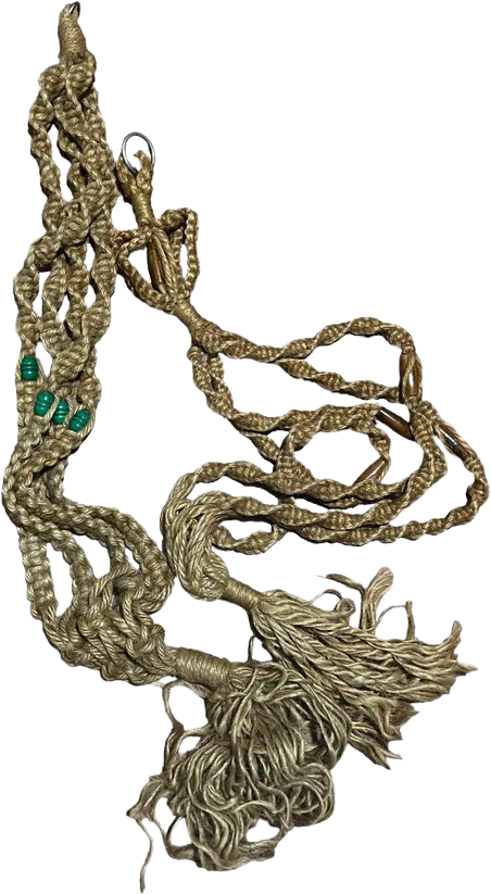 70s Set Of 2 Jute Macramé Plant Hangers