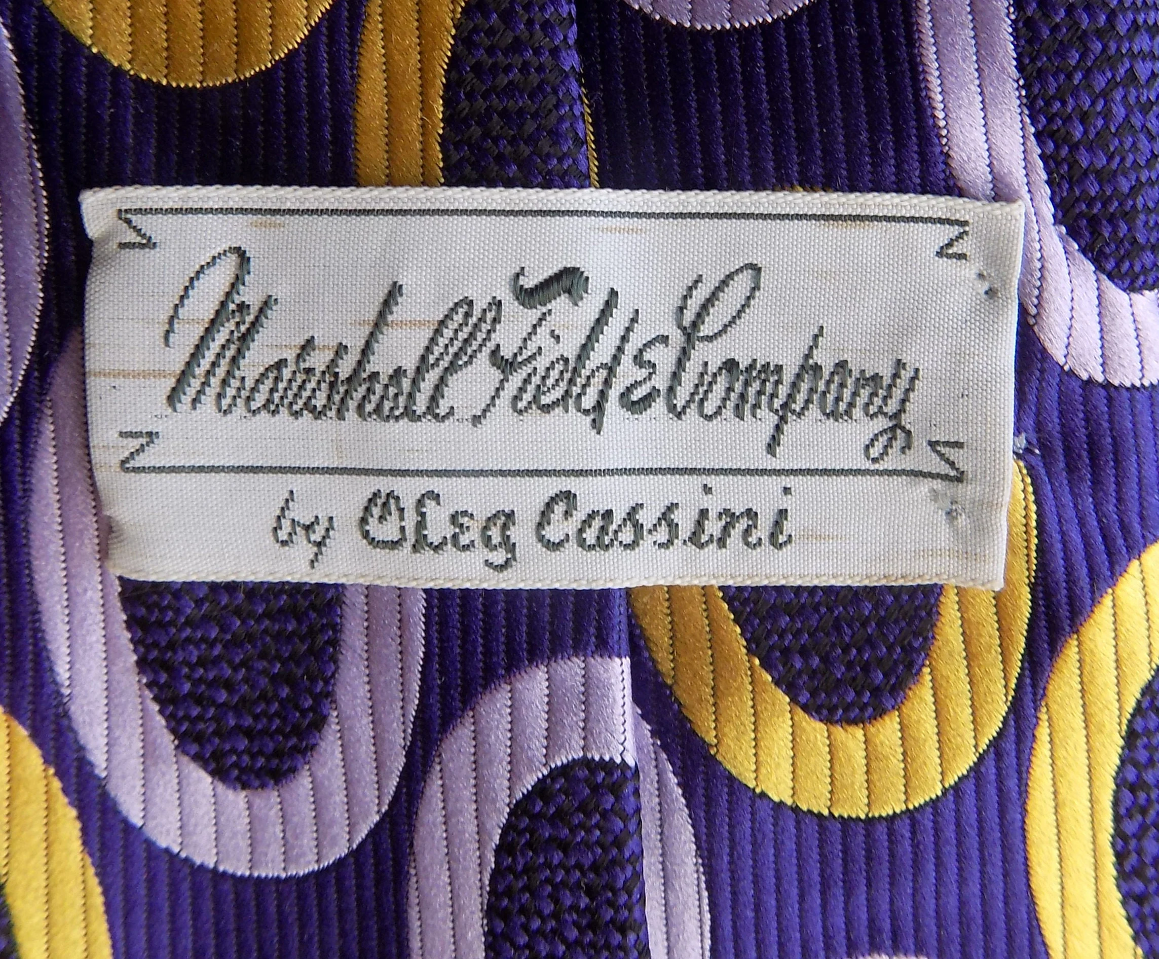 70s Set of Five Wide Ties for 70s Parties Events Disco Tv-Stage Necktie Mens 70s Oleg Cassini Geometric Mod 60s by Oleg Cassini - Image 4