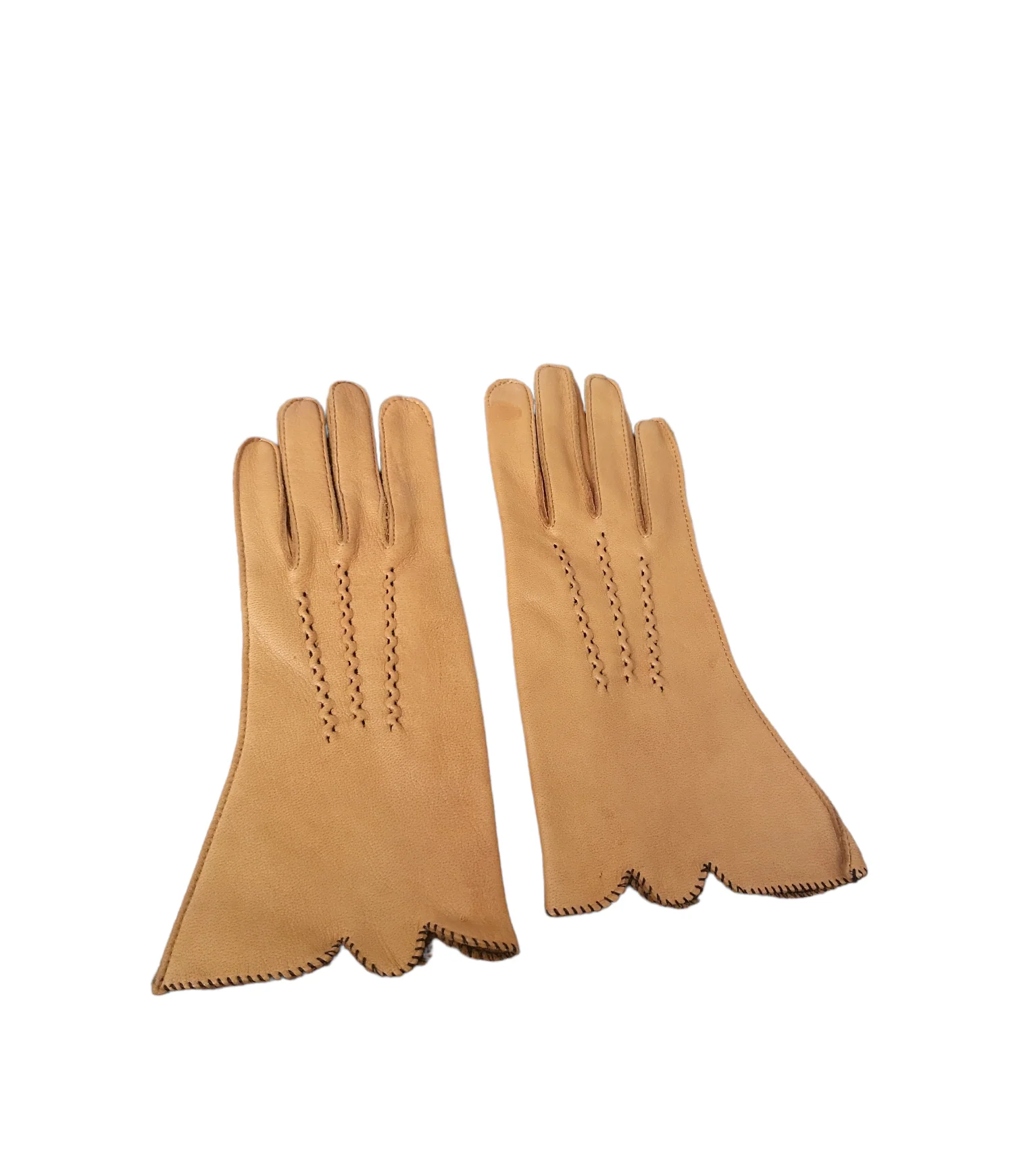 70s Soft Leather Driving Gloves by Deerskin - Image 4