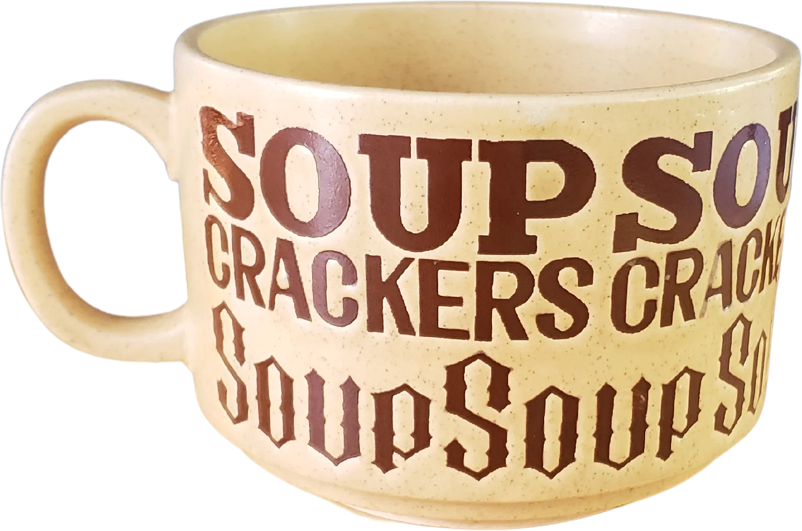 70s Soup And Crackers Mug