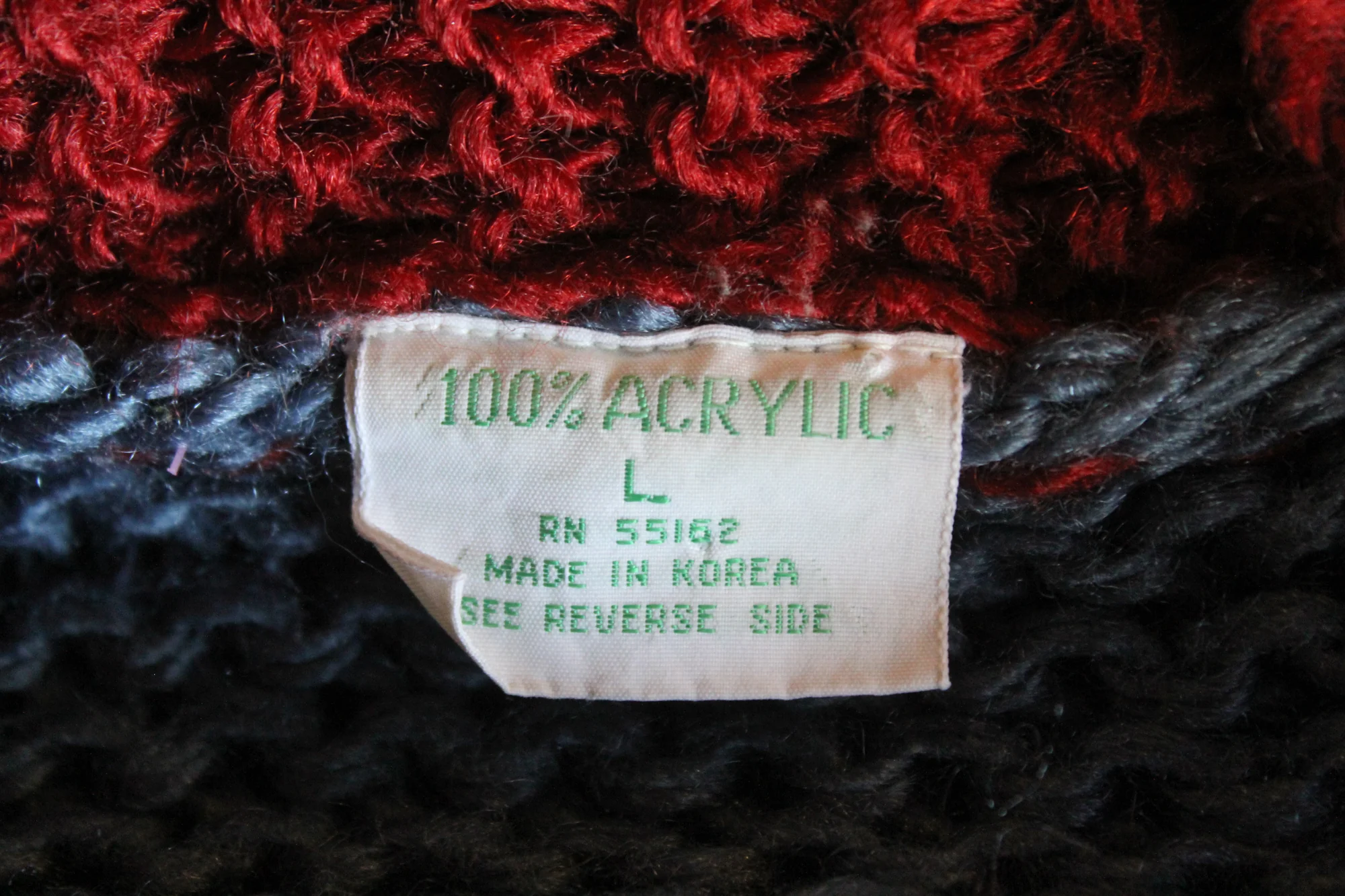 70s Striped Shawl Collar Chunky Knit Cardigan - Image 5