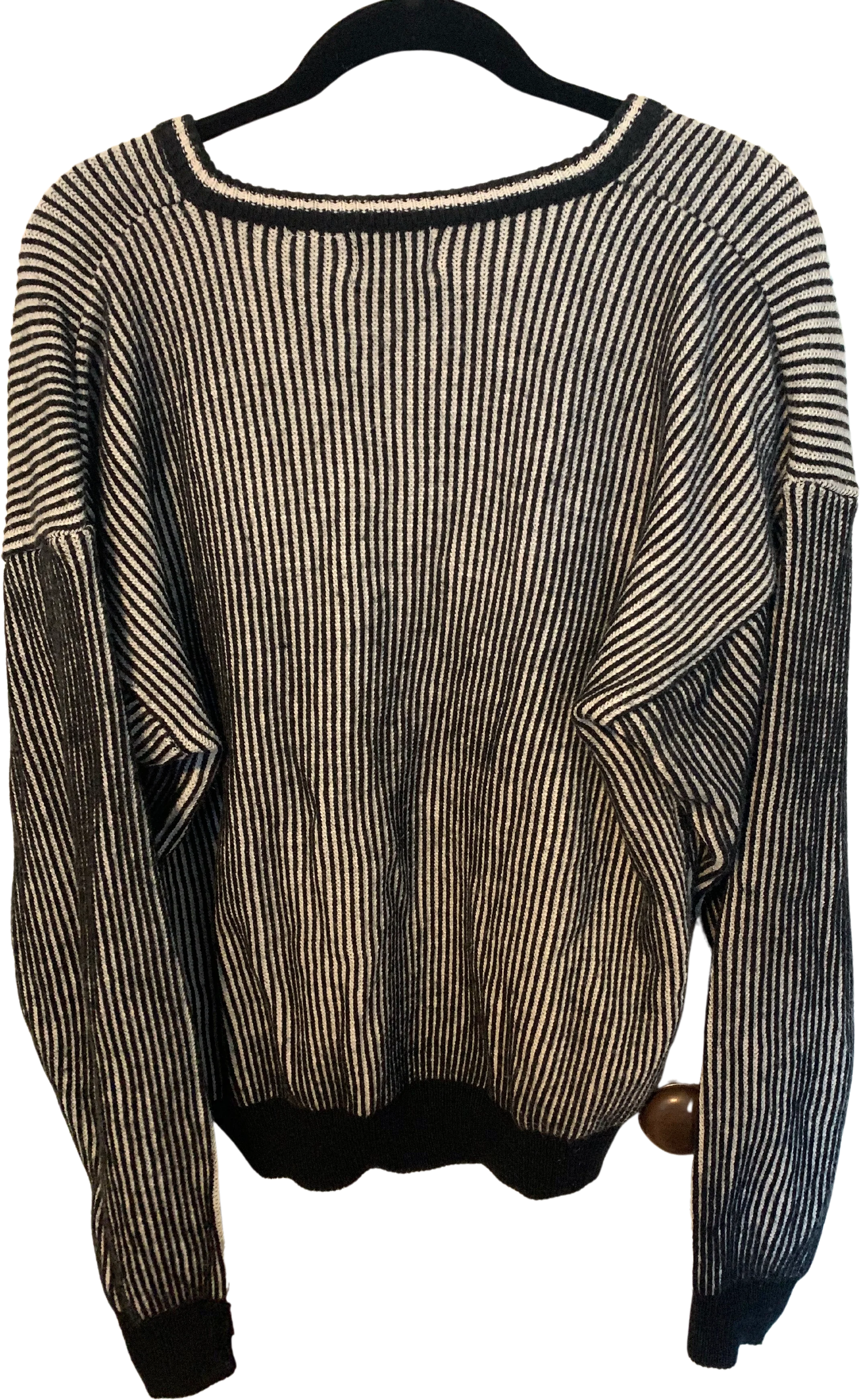 70s Striped V-neck Pga Tour Sweater By Ram Golf Corp - Image 2