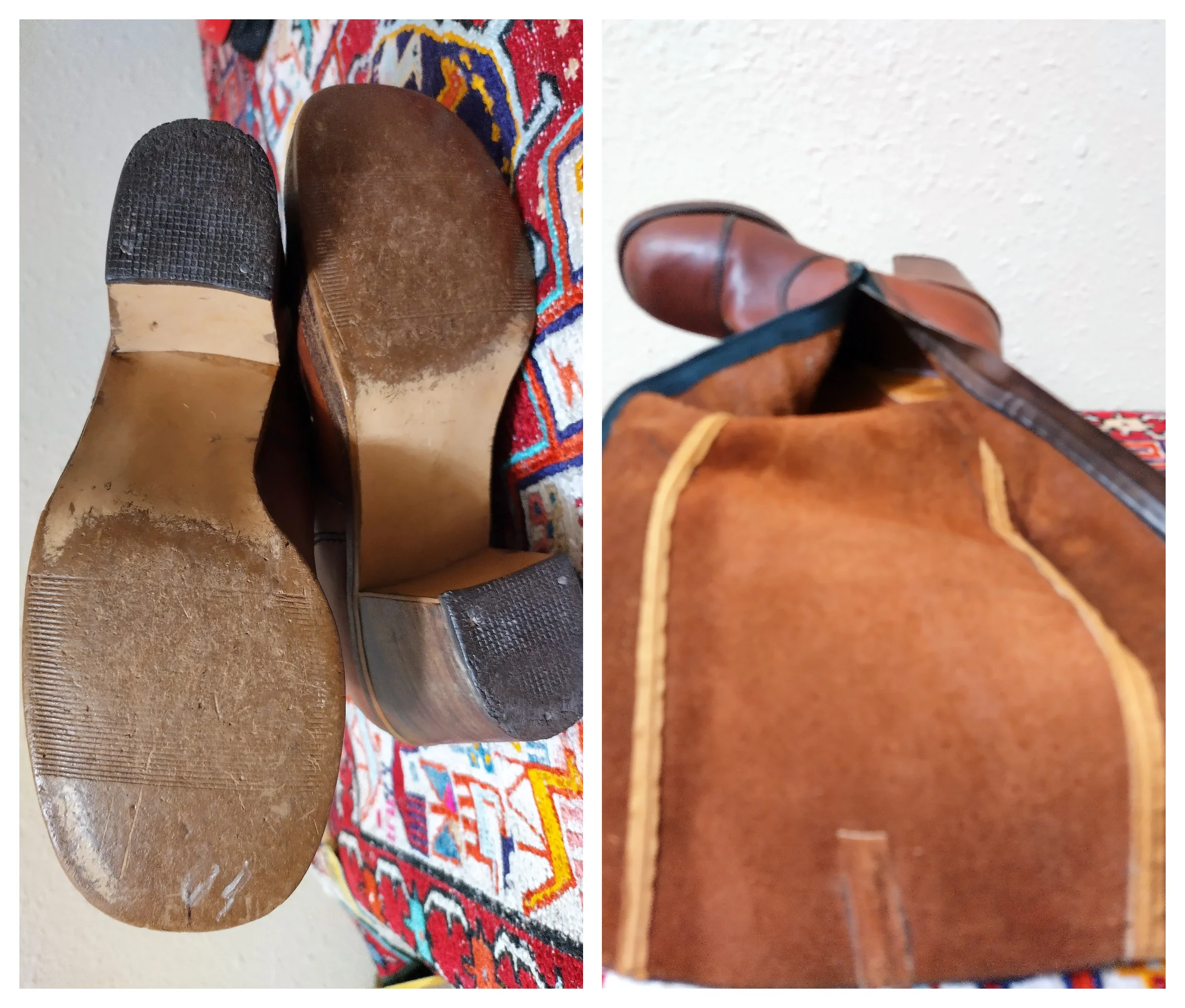 70s Stunning Penny Lane Leather Boots by Campus - Image 5