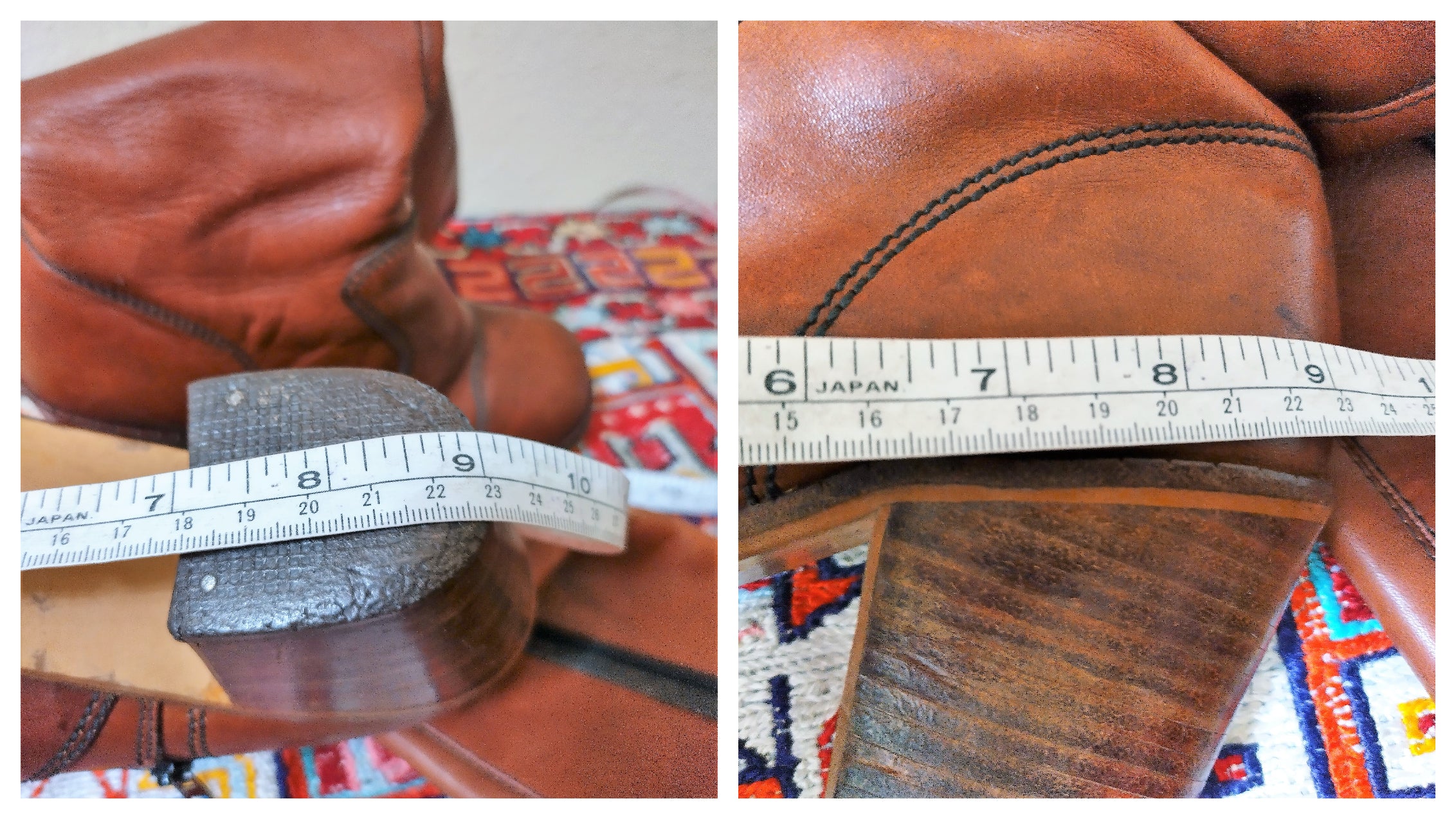 70s Stunning Penny Lane Leather Boots by Campus - Image 6