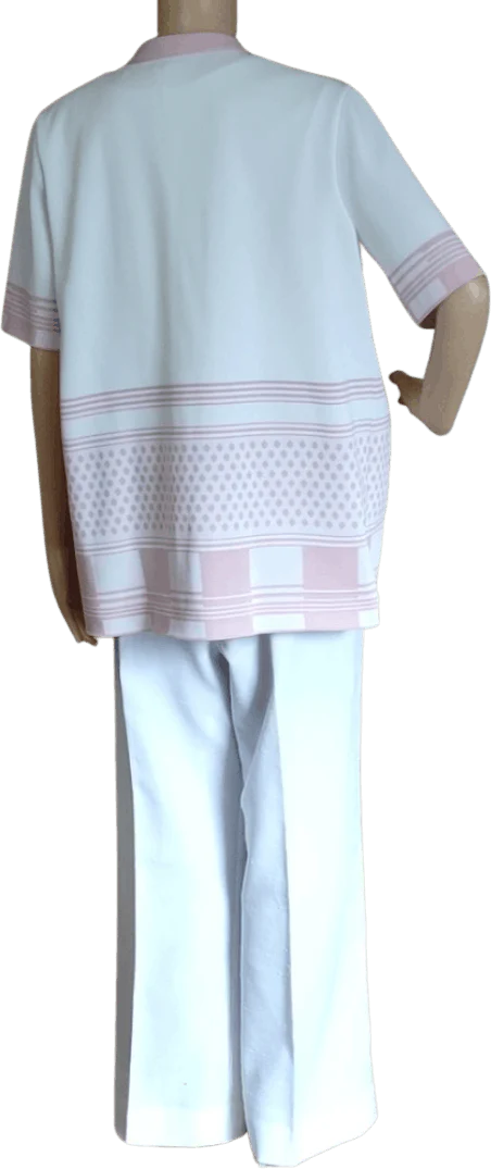 70's Three Piece Textured Pants Set by Donovan Galvavni Of Dallas - Image 2