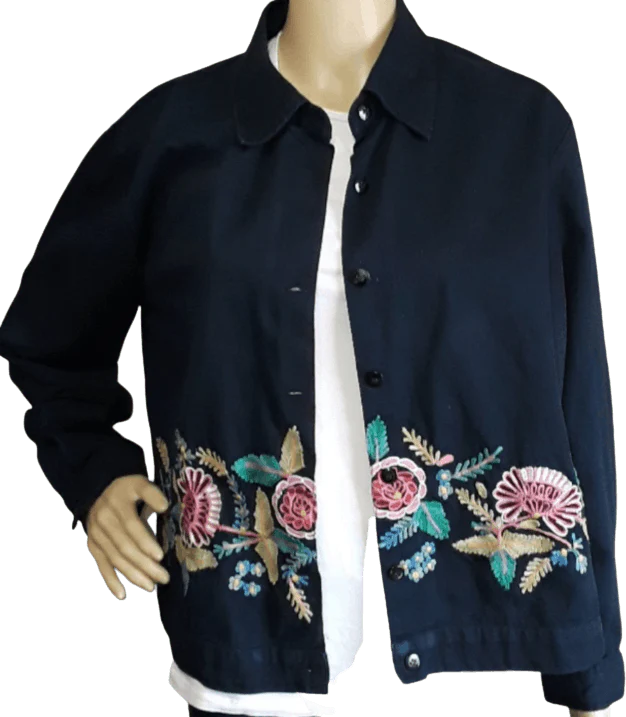 90's Embroidered Jacket by Take Two Clothing