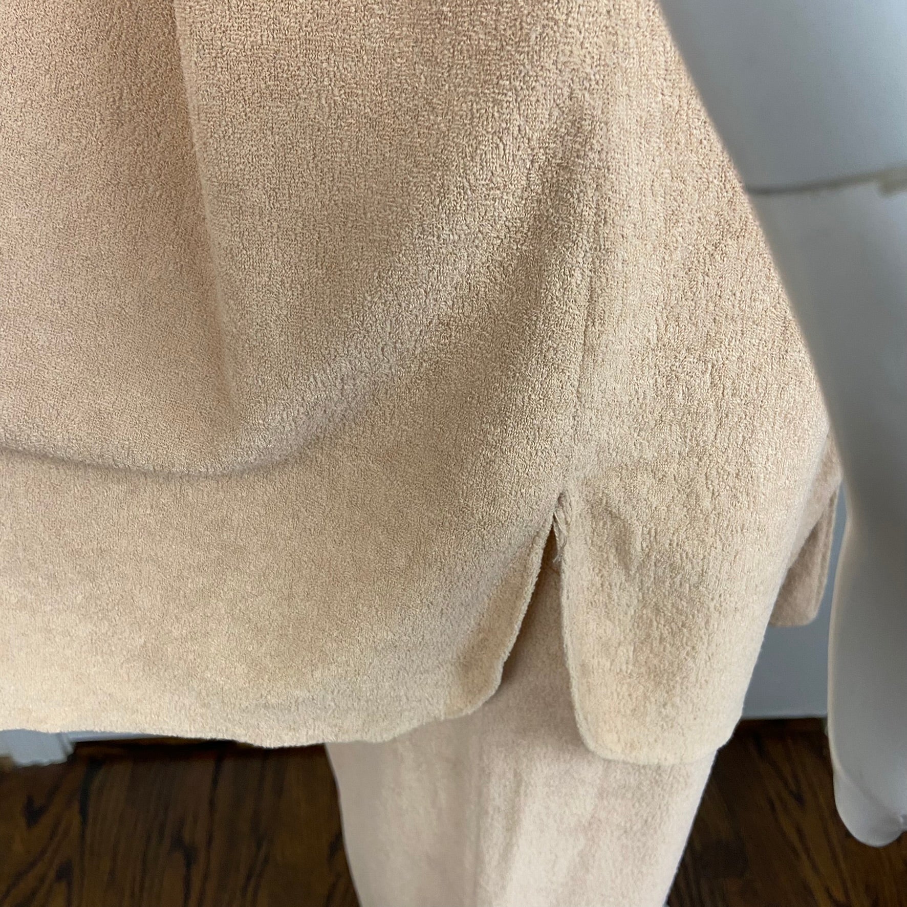 70s Terrycloth Tunic Top Pants Suit Matching Set By Mary Martin for Rainbow of California - Image 5