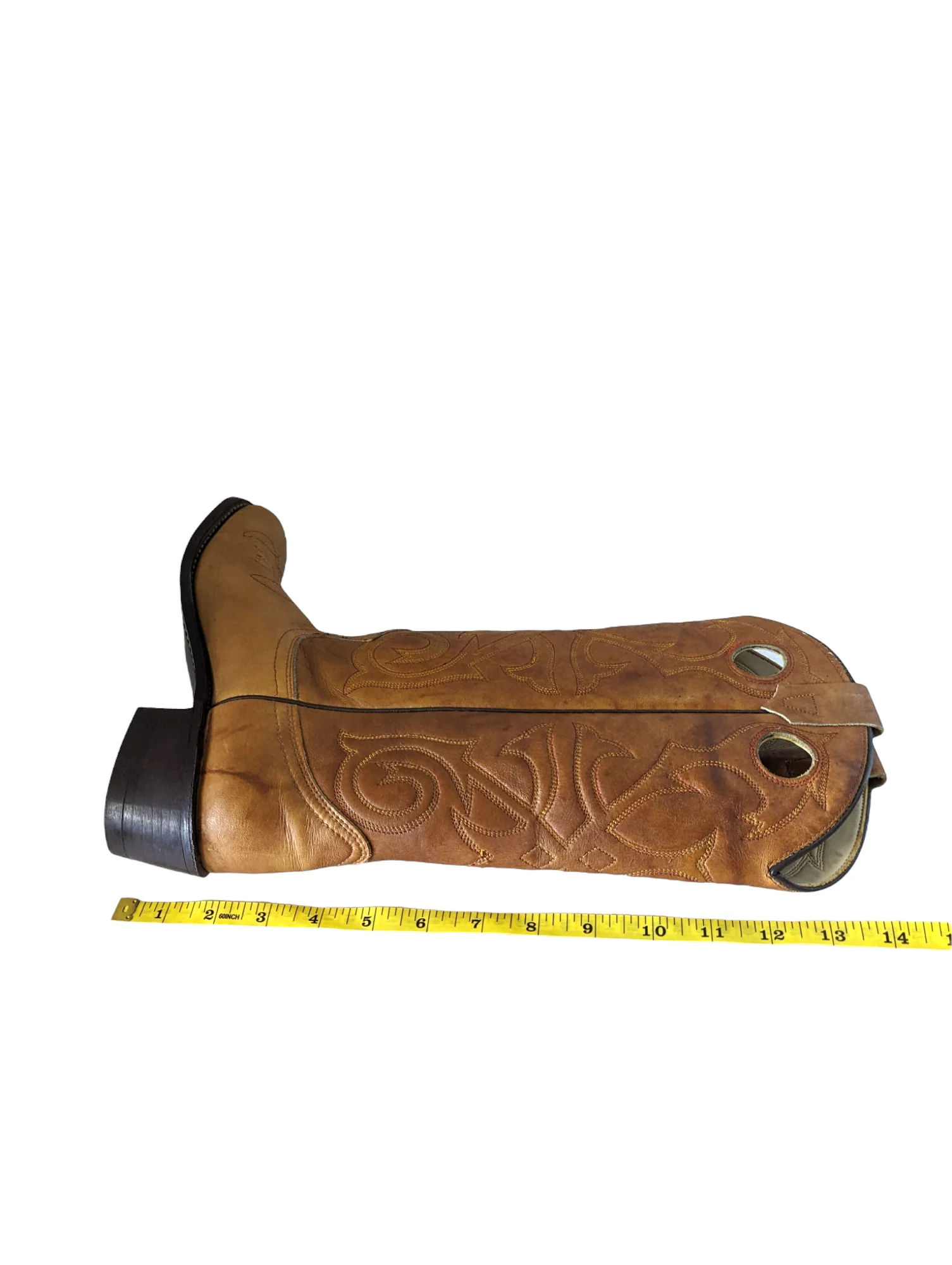 70s Texas Buckaroo Style Cowboy Western Boots 5.5 M By Texas - Image 6