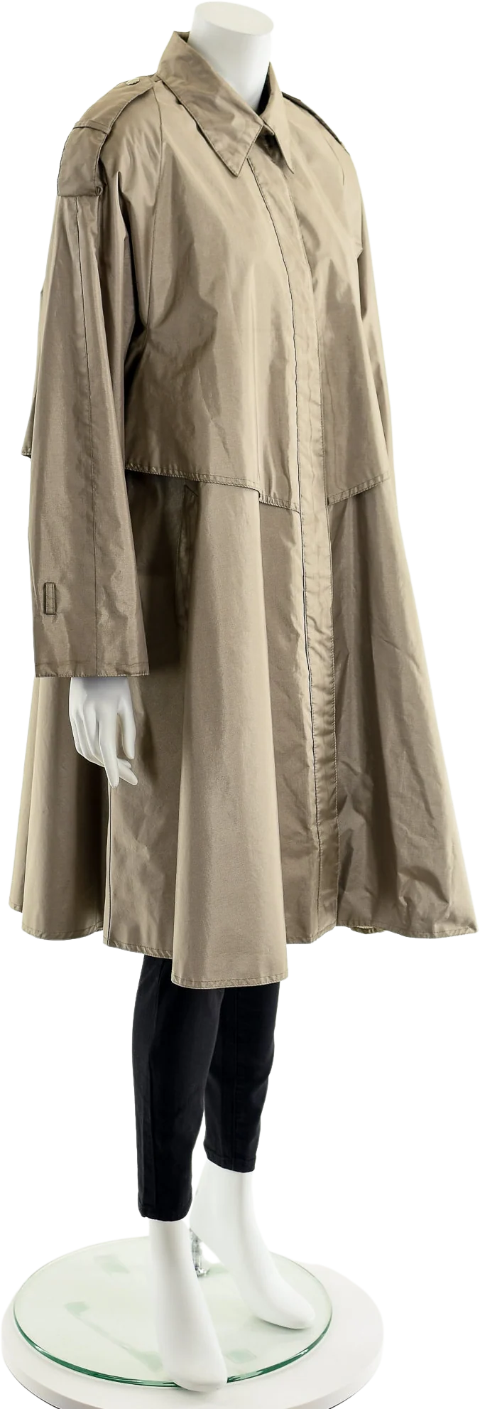 70s Trapeze Trench Raincoat by Weather Master