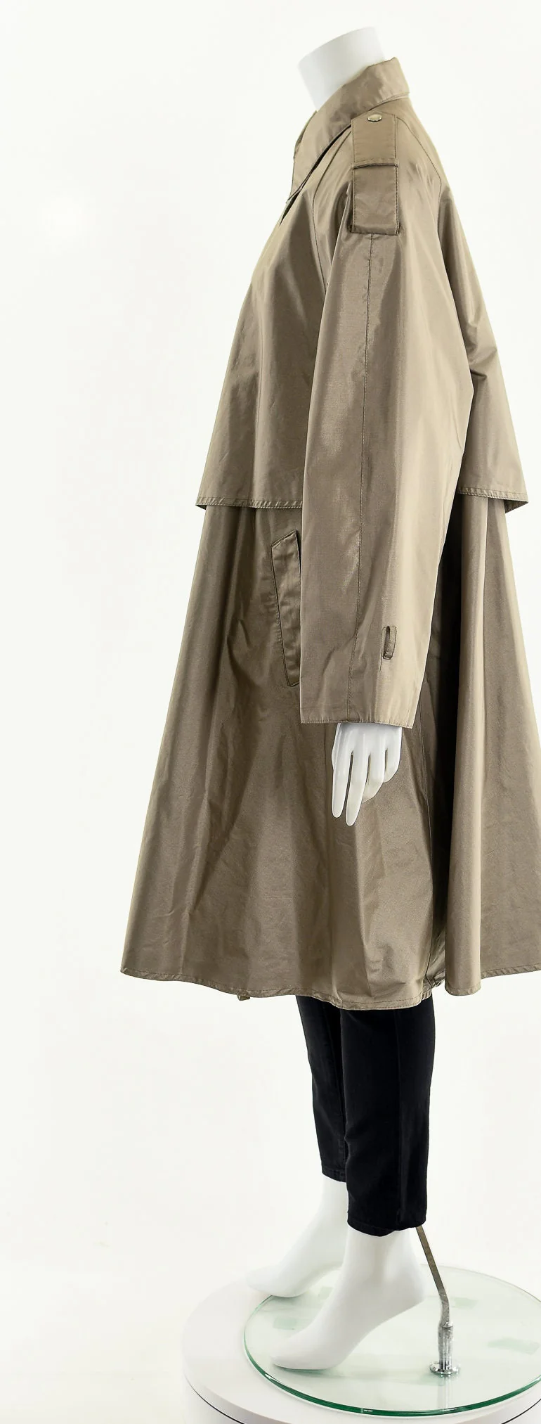 70s Trapeze Trench Raincoat by Weather Master - Image 9