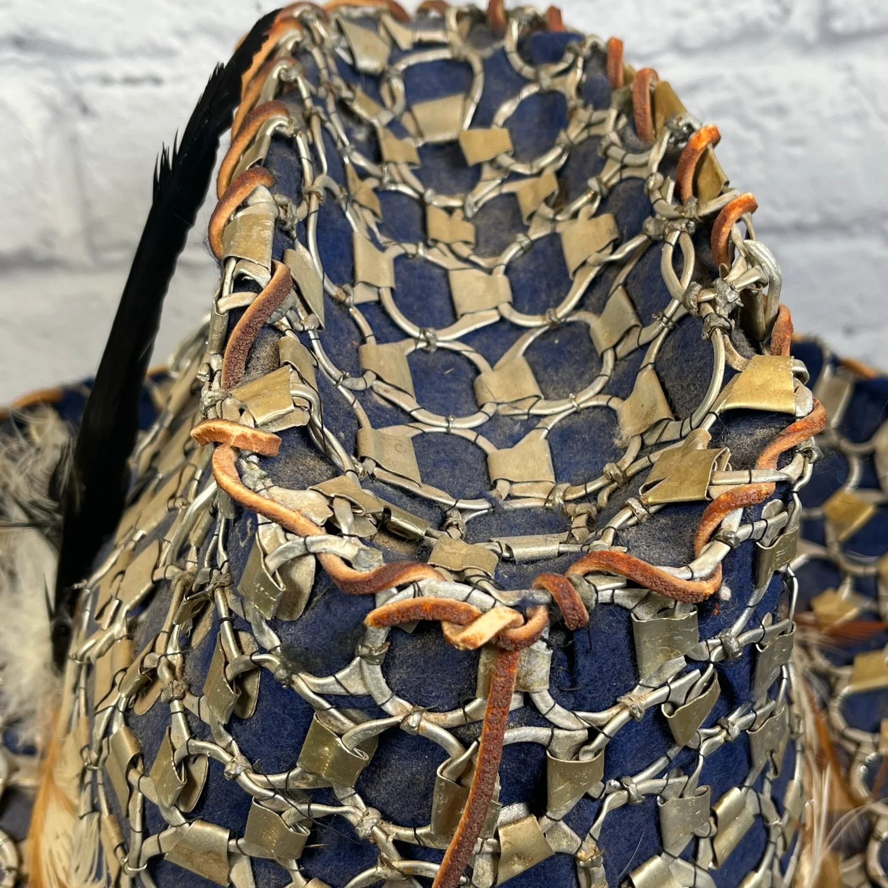 70s Unique Ooak Handmade Cowboy Hat Wearable Art - Image 4
