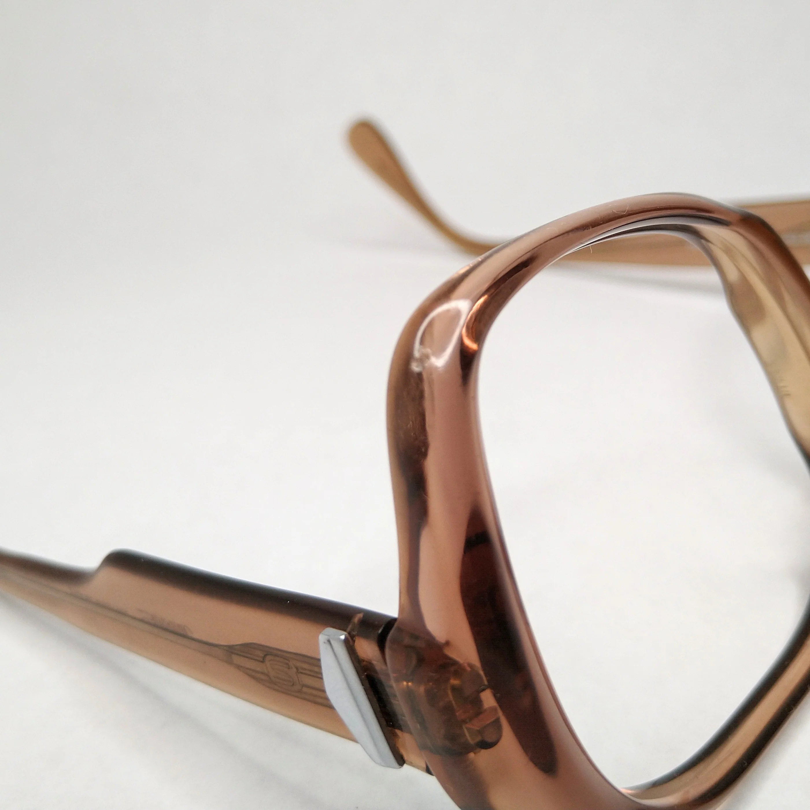 70s Vintage 239 Sunglasses Eyeglasses Frame Austria By Silhouette - Image 9