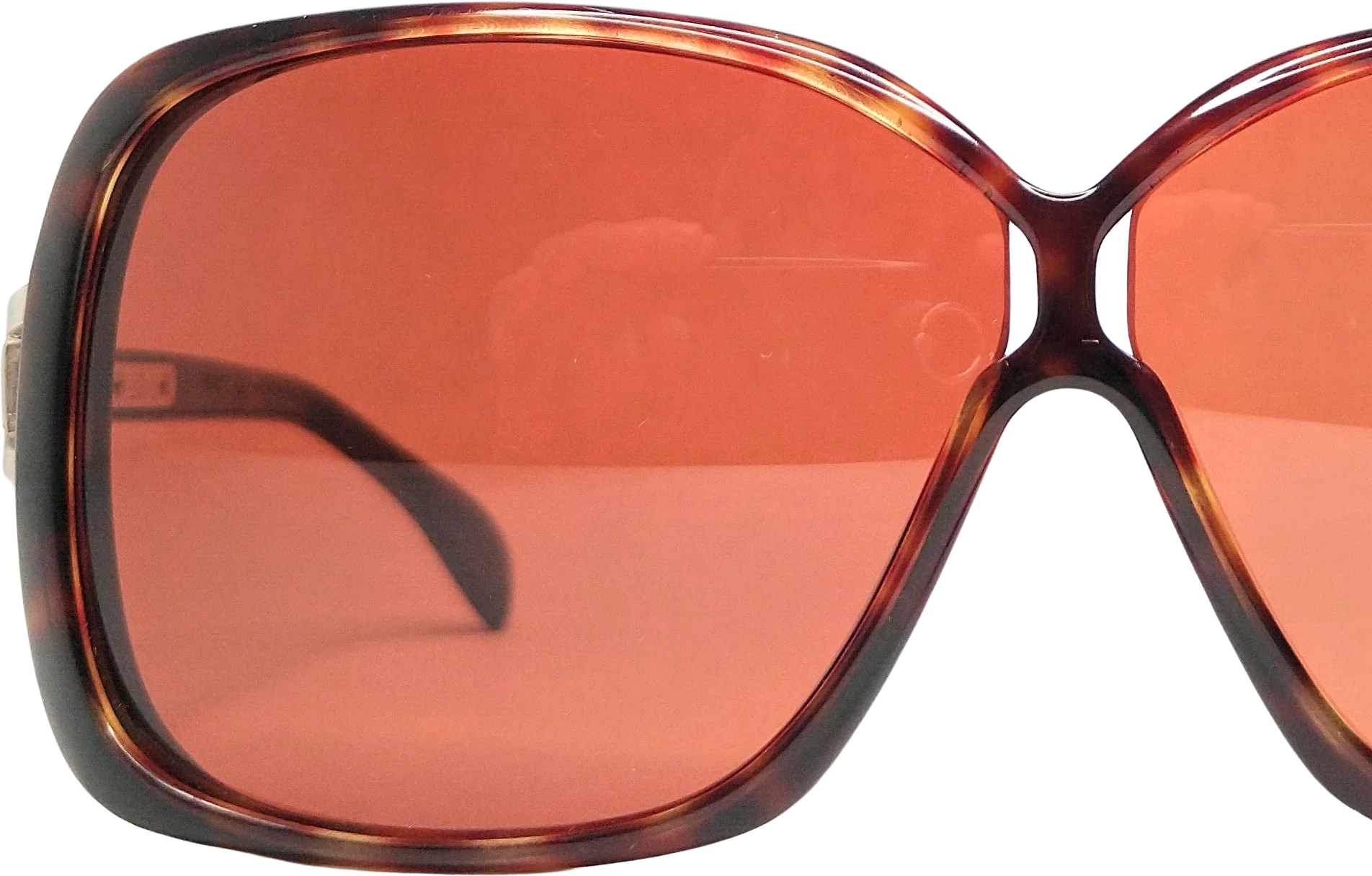 70s Vintage 627 Tort Chromed Sunglasses Frame Austria By Silhouette