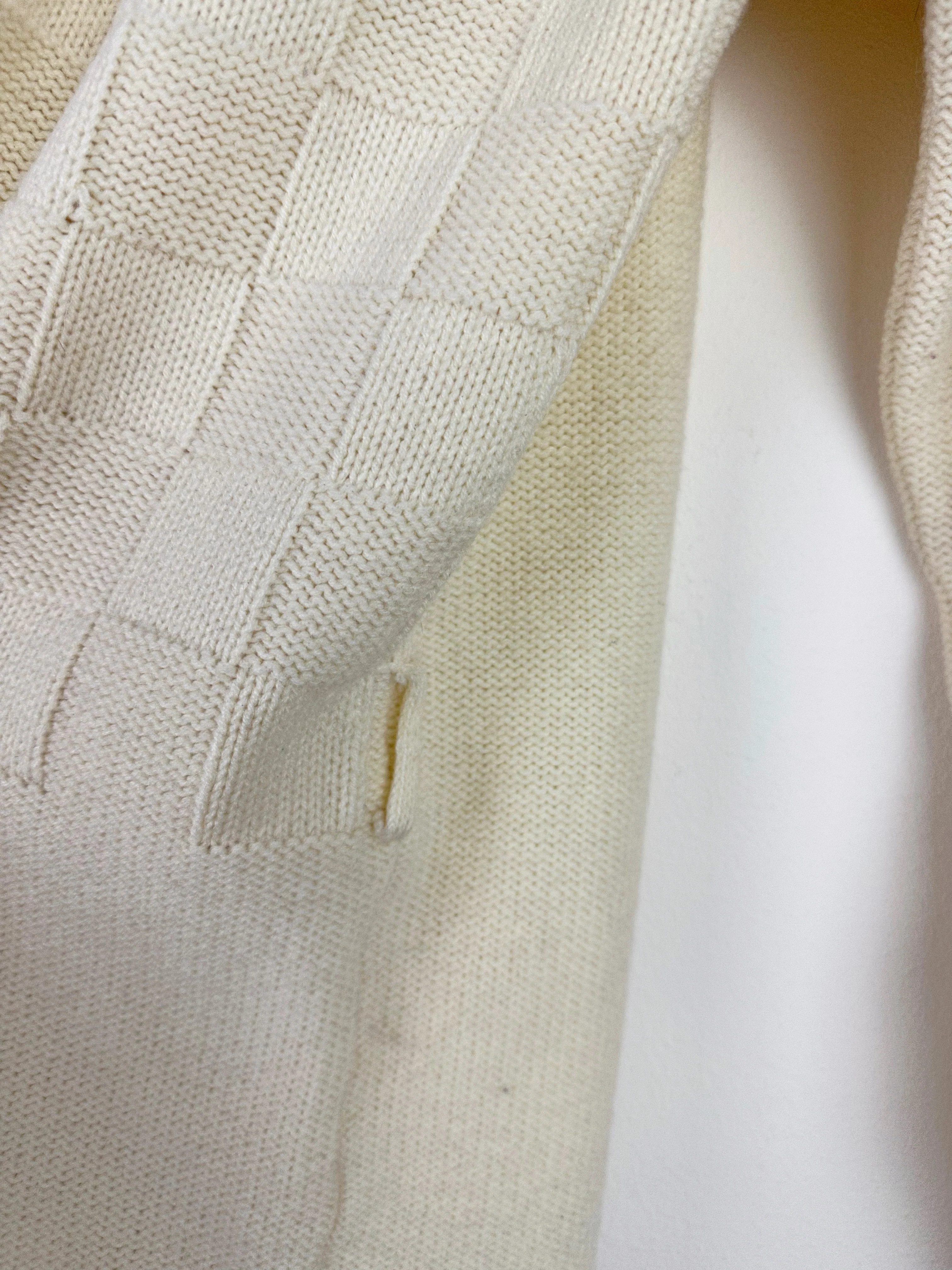 70s Vintage 70s Beige Cardigan Sweater By Zayre - Image 6