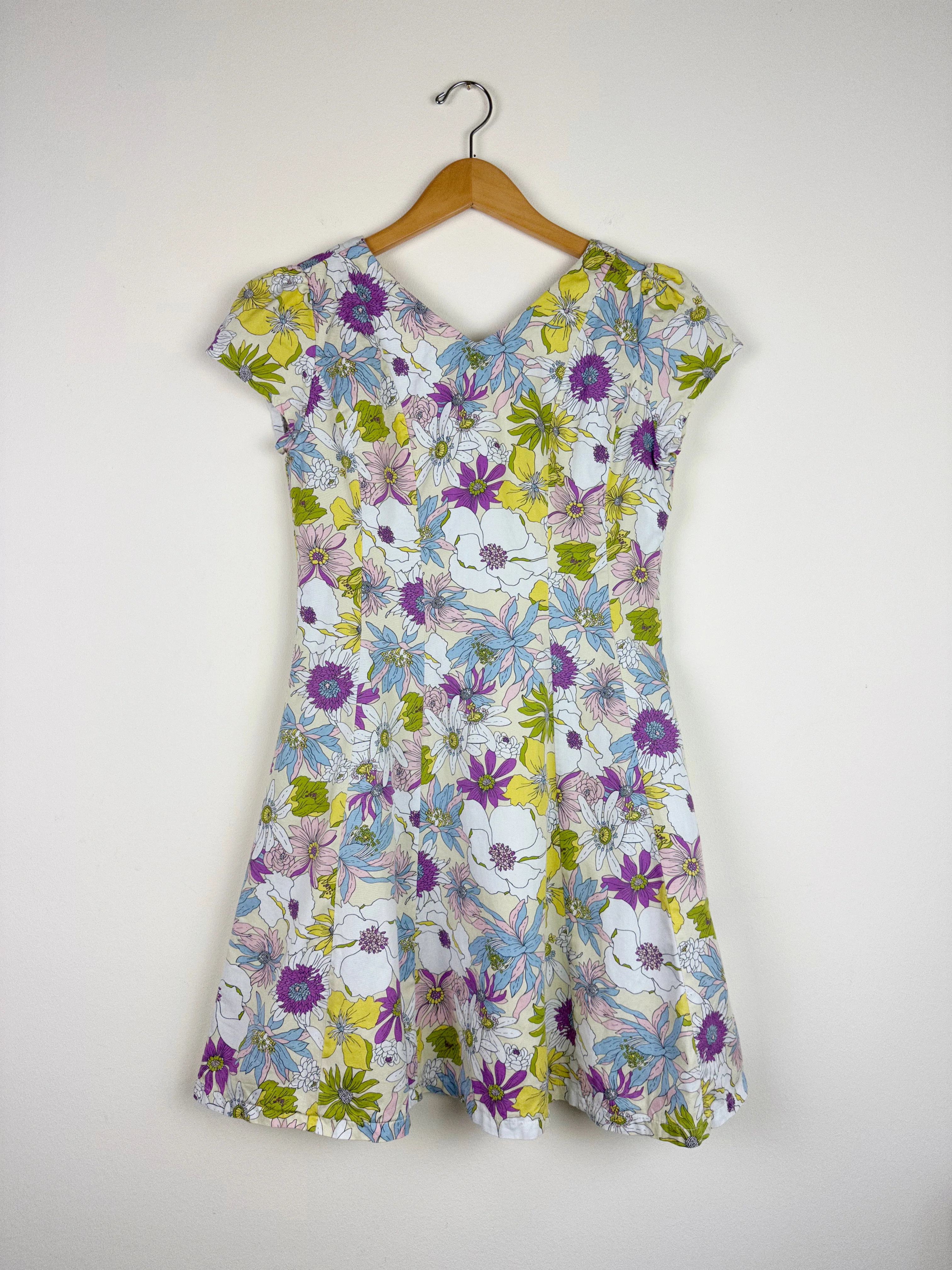 70s Vintage  Floral Dress - Image 5
