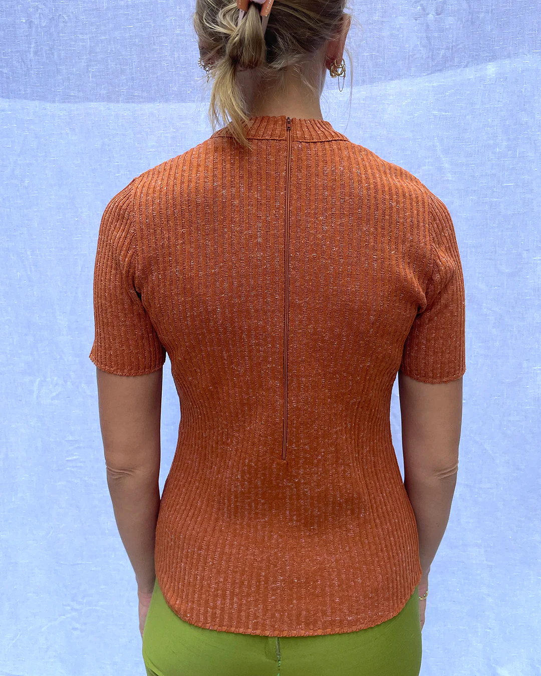 70s Vintage 70s Ribbed Knit (size Xs-m) - Image 4