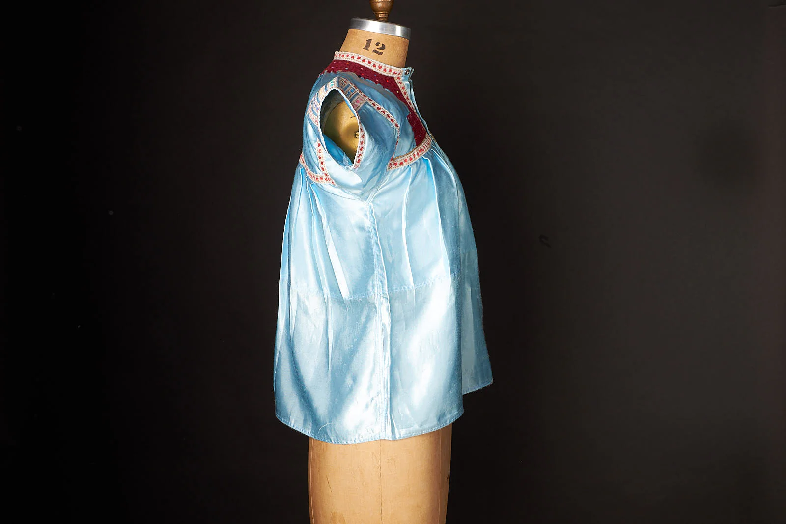 70s Vintage 70s Shiny Tunic Shirt - Image 6