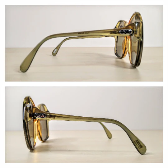 70s Vintage 8058 Optyl Navigator Aviator Sunglasses By Carl Zeiss - Image 7