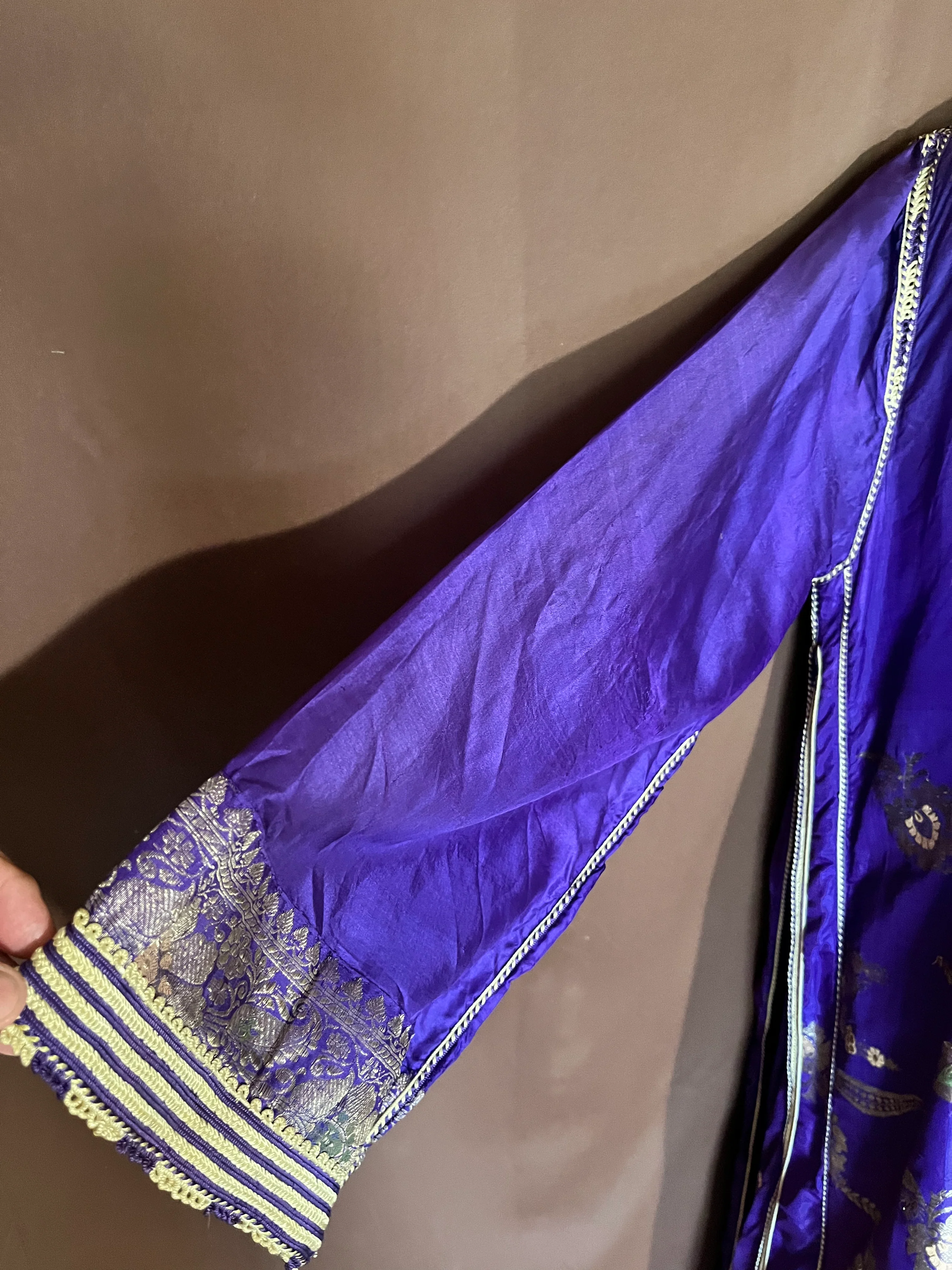 70s Vintage Authentic Morrocan Two Piece Caftan - Image 3