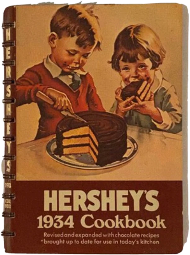 70s Vintage Hershey's Cookbook Revised Edition Of 1934