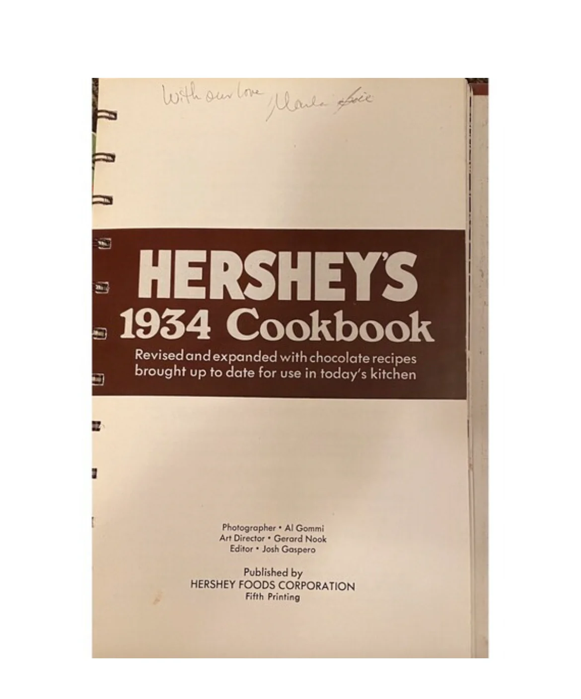 70s Vintage Hershey's Cookbook Revised Edition Of 1934 - Image 5