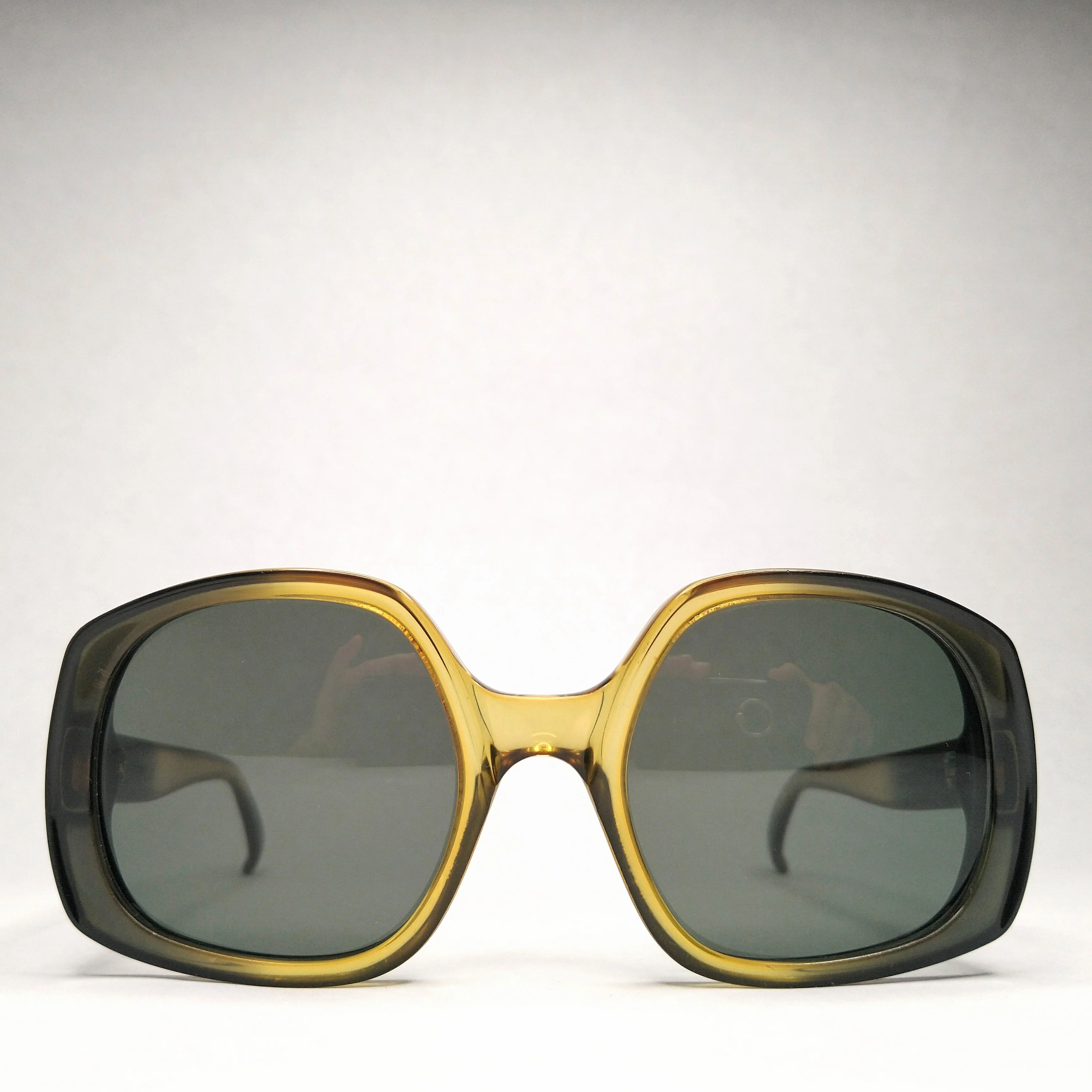 70s Vintage K10 Green Minimalist Sunglasses By Cobra X Optyl - Image 5