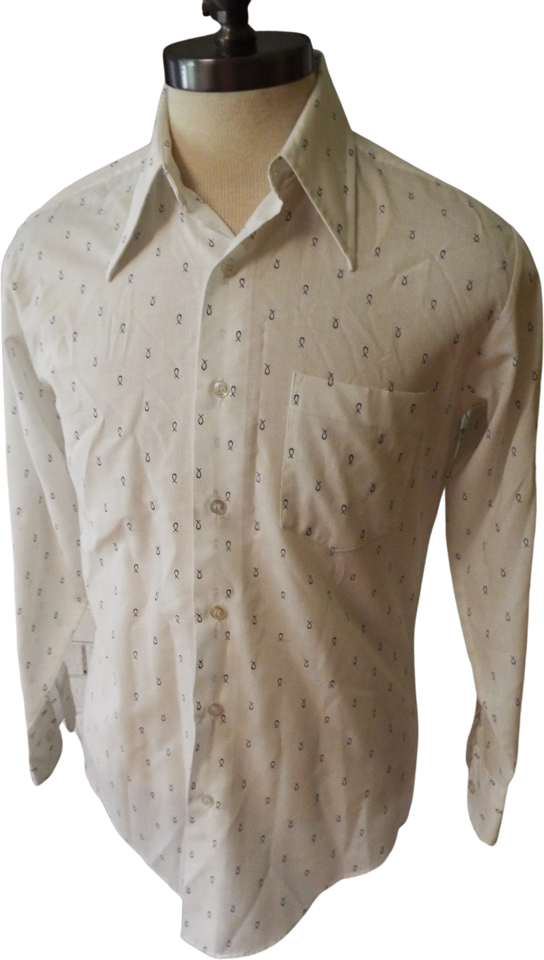 70s Vintage Long Sleeve Button Down Shirt By Kmart By Kmart
