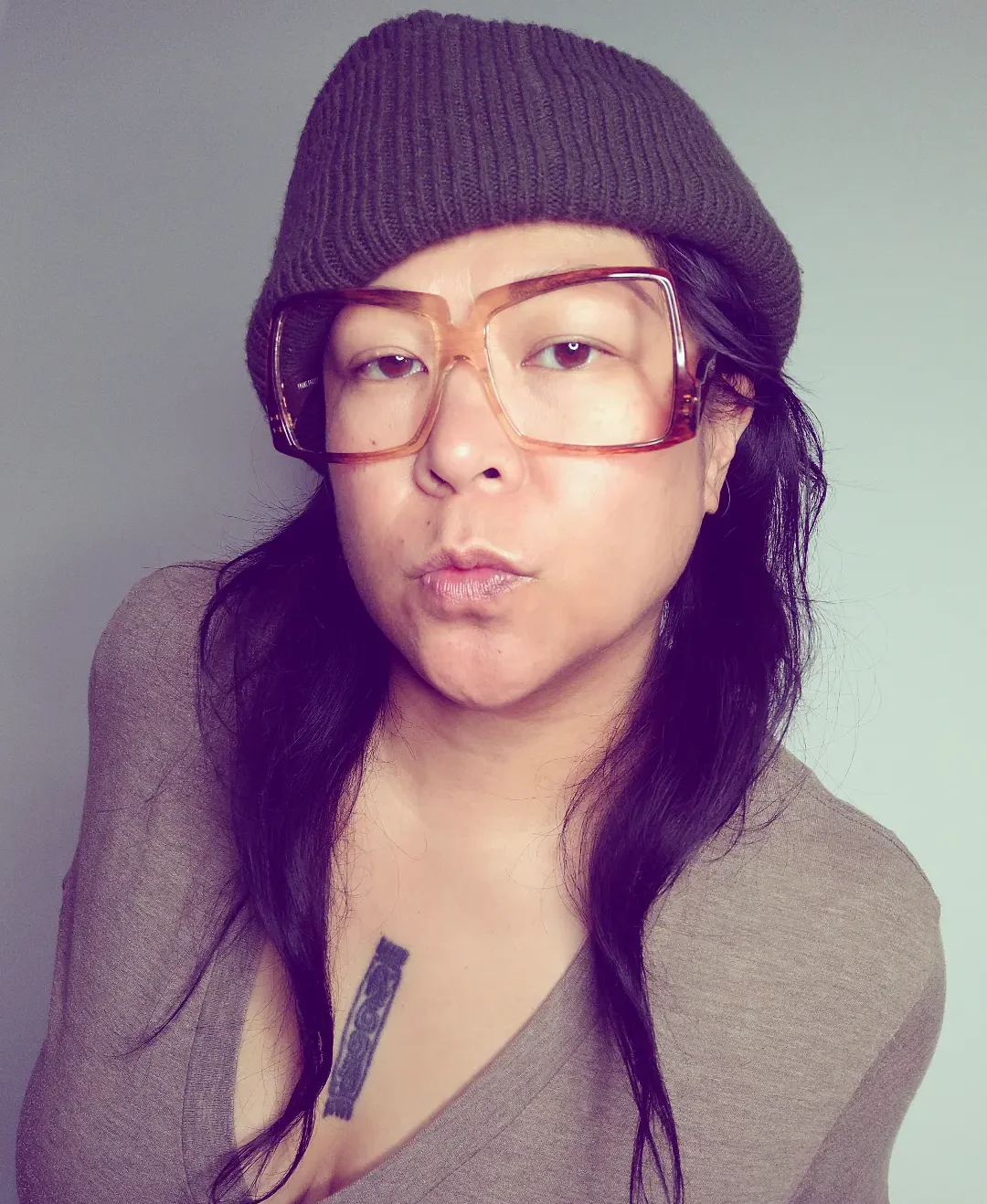 70s Vintage Oversized Sunglasses Eyeglasses Frame - Image 3