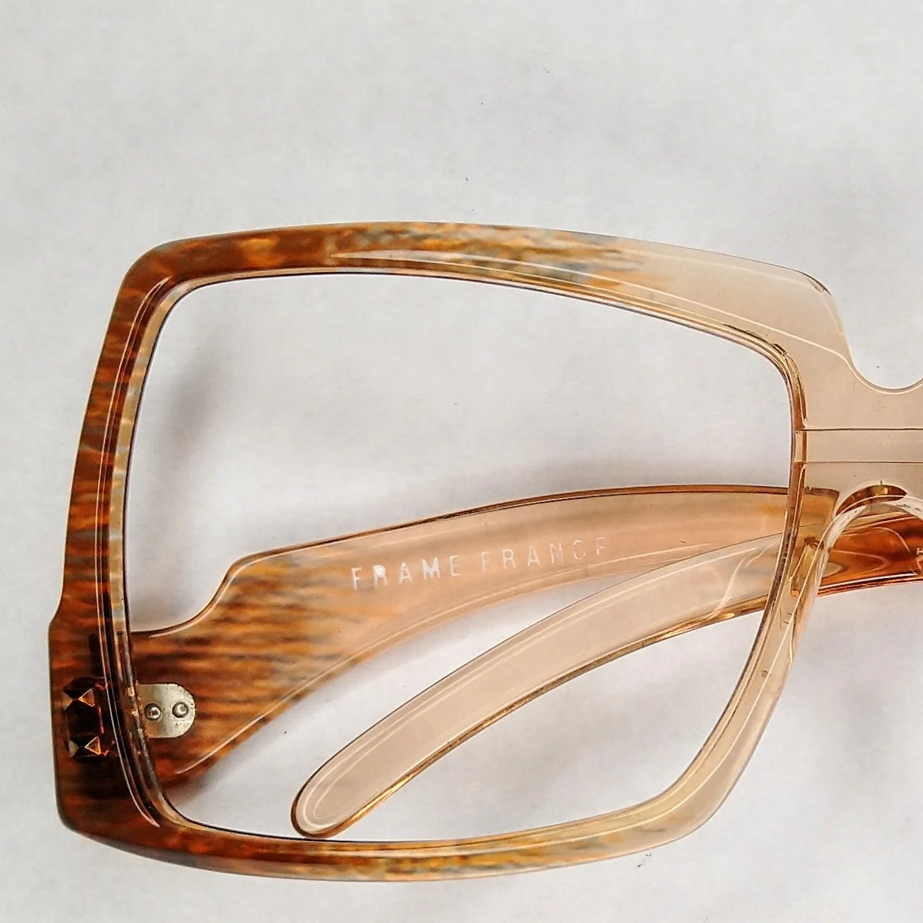 70s Vintage Oversized Sunglasses Eyeglasses Frame - Image 6