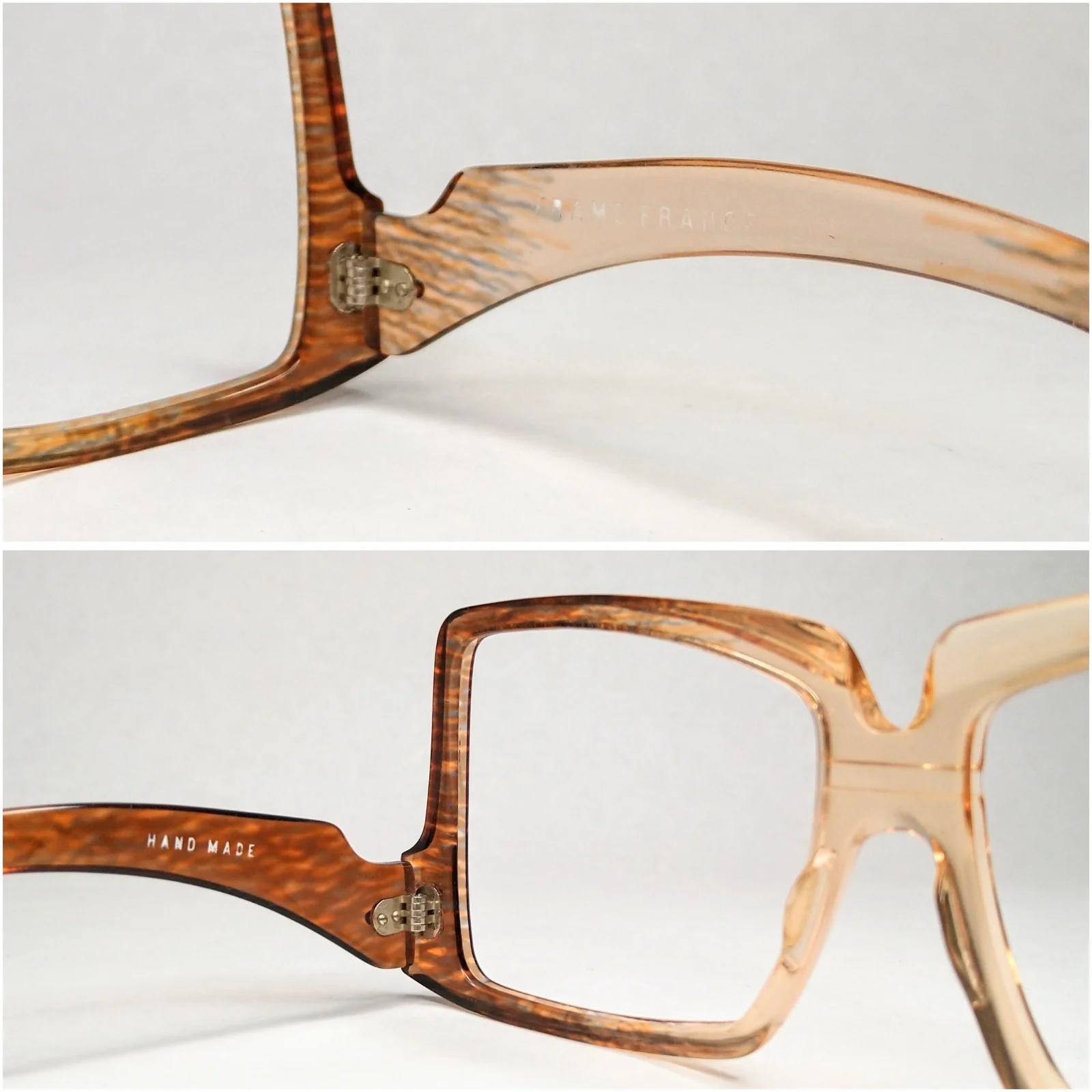 70s Vintage Oversized Sunglasses Eyeglasses Frame - Image 9