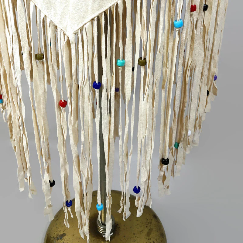 70s Vintage Rare Southwestern Beaded Fringe Dress By Frederick's of Hollywood - Image 9