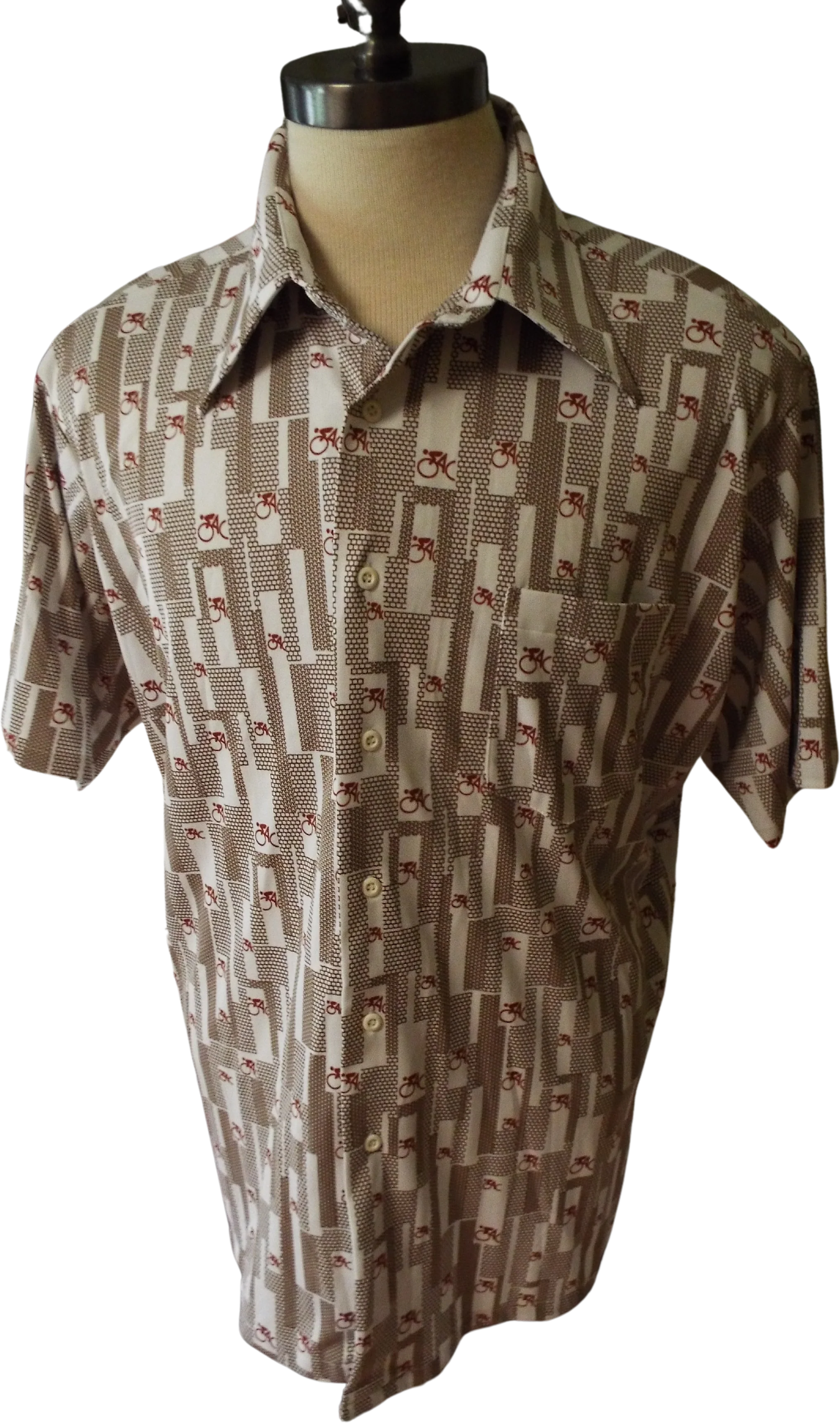 70s Vintage Ss Button Down Shirt By Van Heusen By Van Heusen