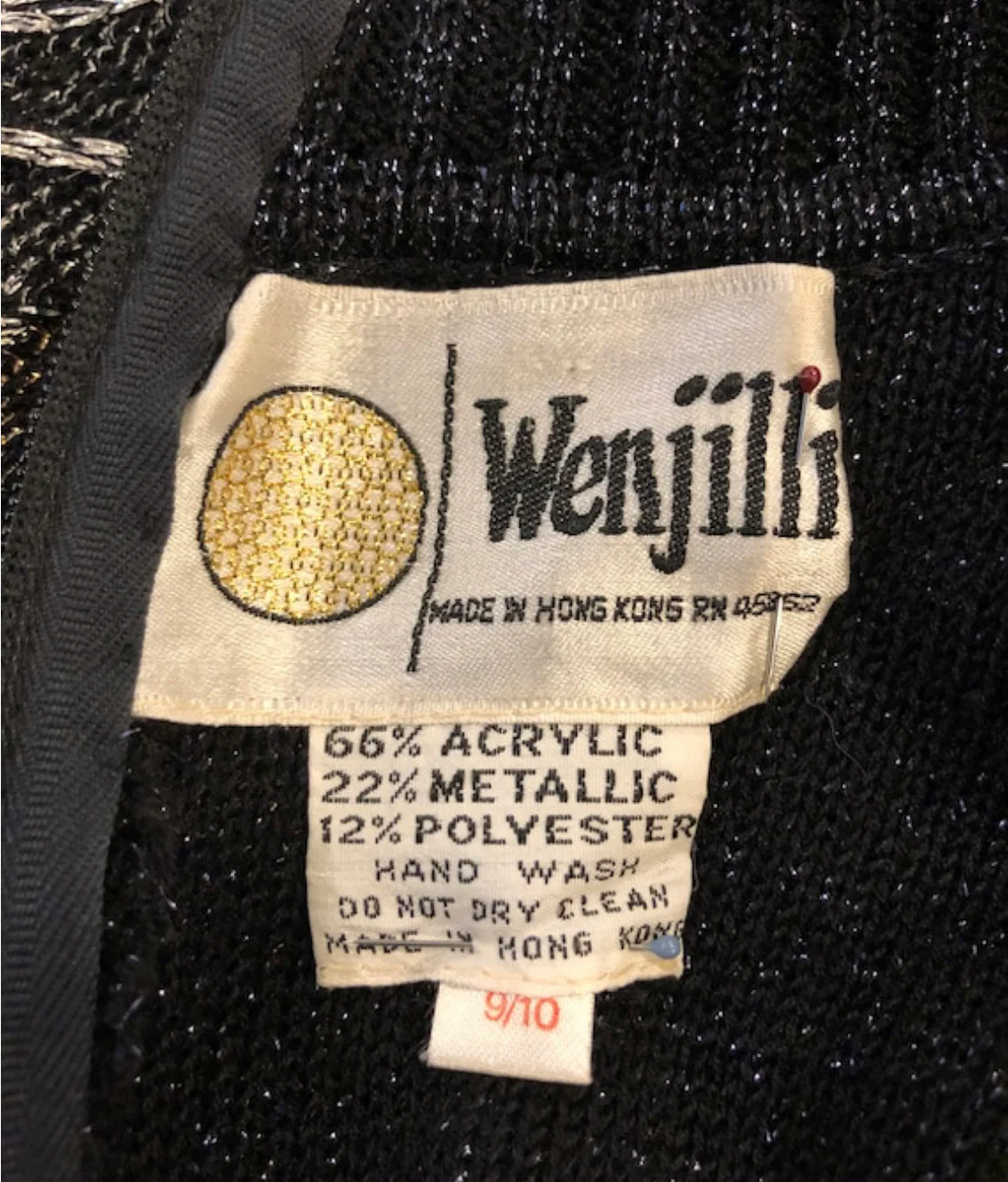70s Wenjilli Metallic Gown - Image 9