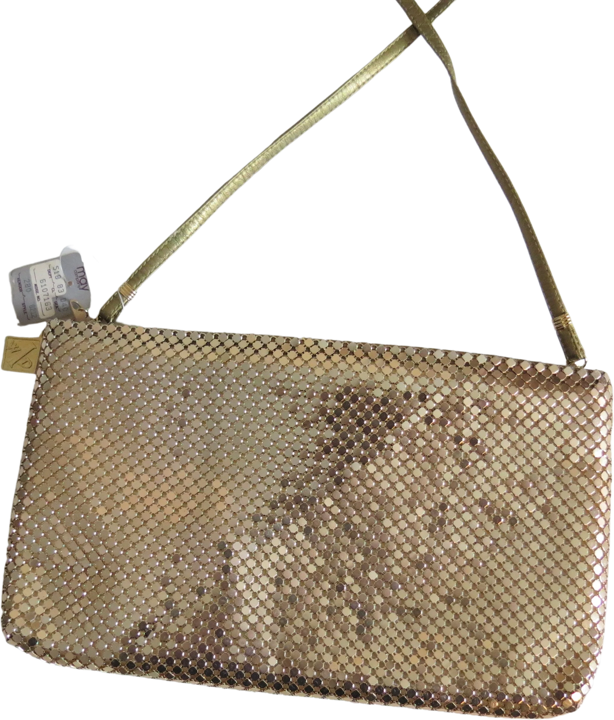 70s Whiting And Davis Metal Mesh Crossbody Bag Nwt By Whiting and Davis - Image 2