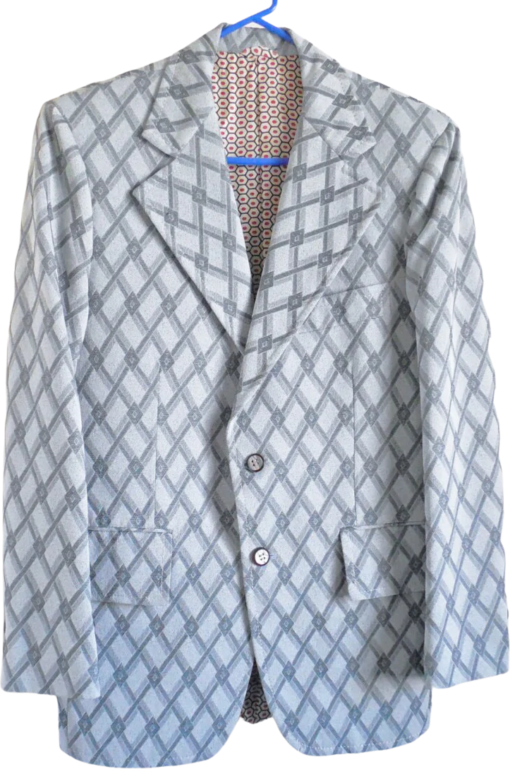 70s Wild and Crazy Sports Coat Anchor Man American Hustle