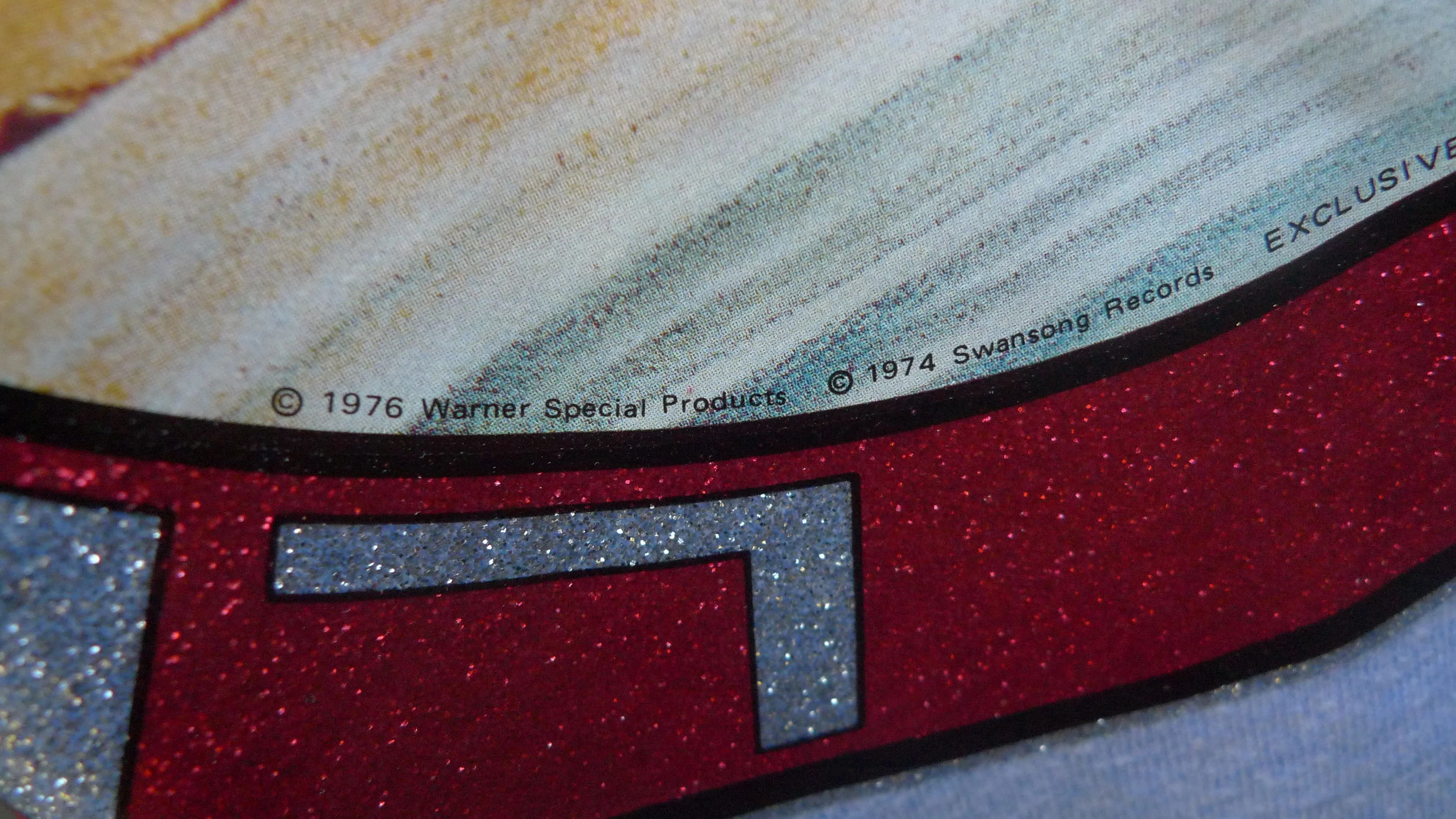 70s Womens 40 * 1976 Led Zeppelin Single Stitch Shirt - Image 3